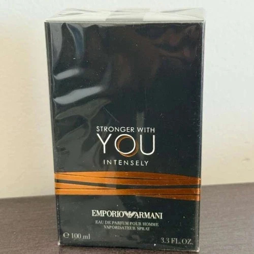 Armani Stronger With You Intensely Eau De Parfum Spray 3.3oz for Men  New in Box