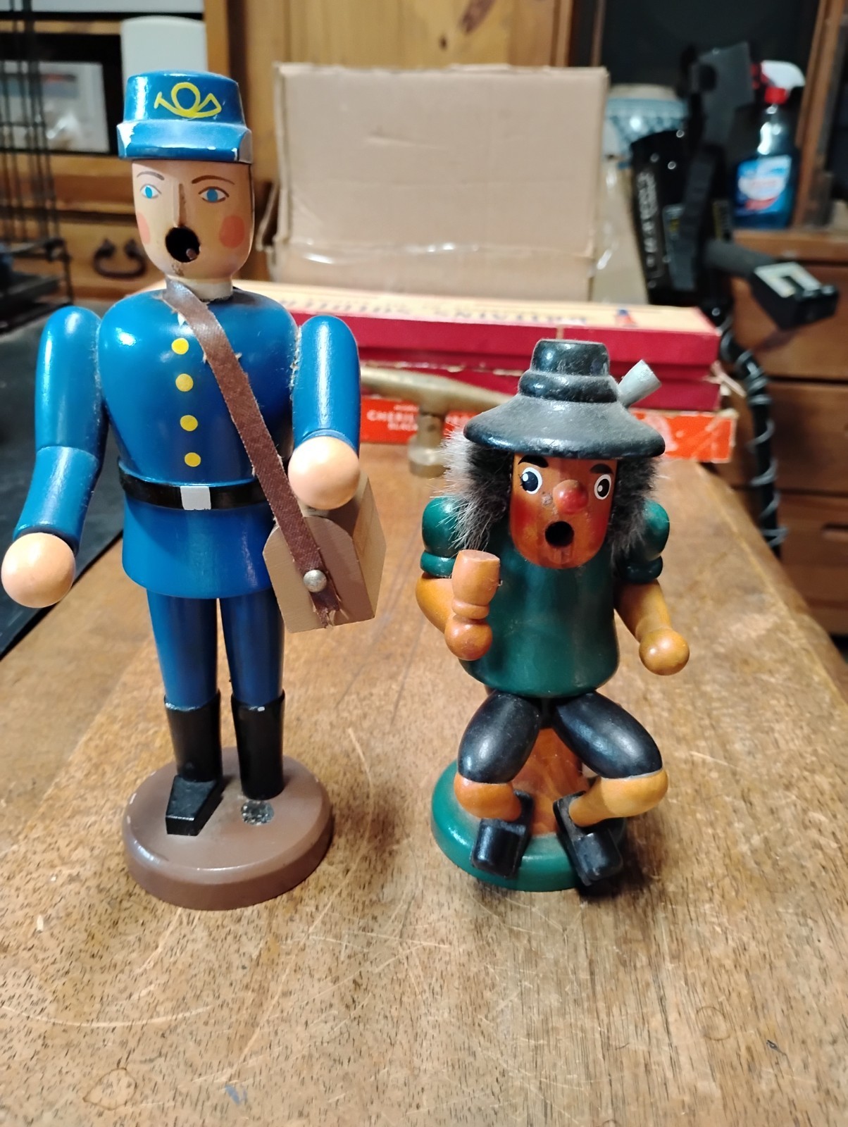 2 Vintage German Smokers incense Burner
