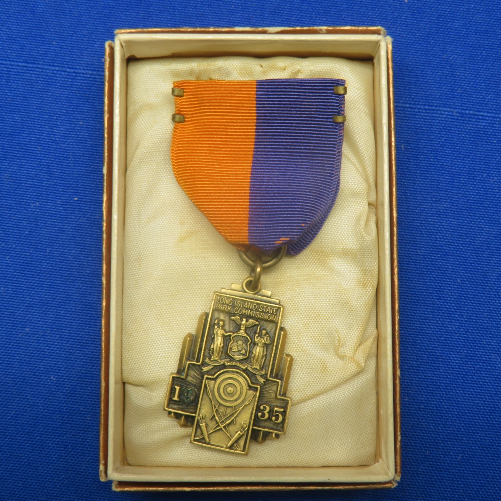1935 Long Island State Park Commission Medal Dieges & Clust Hempstead NY 296C1