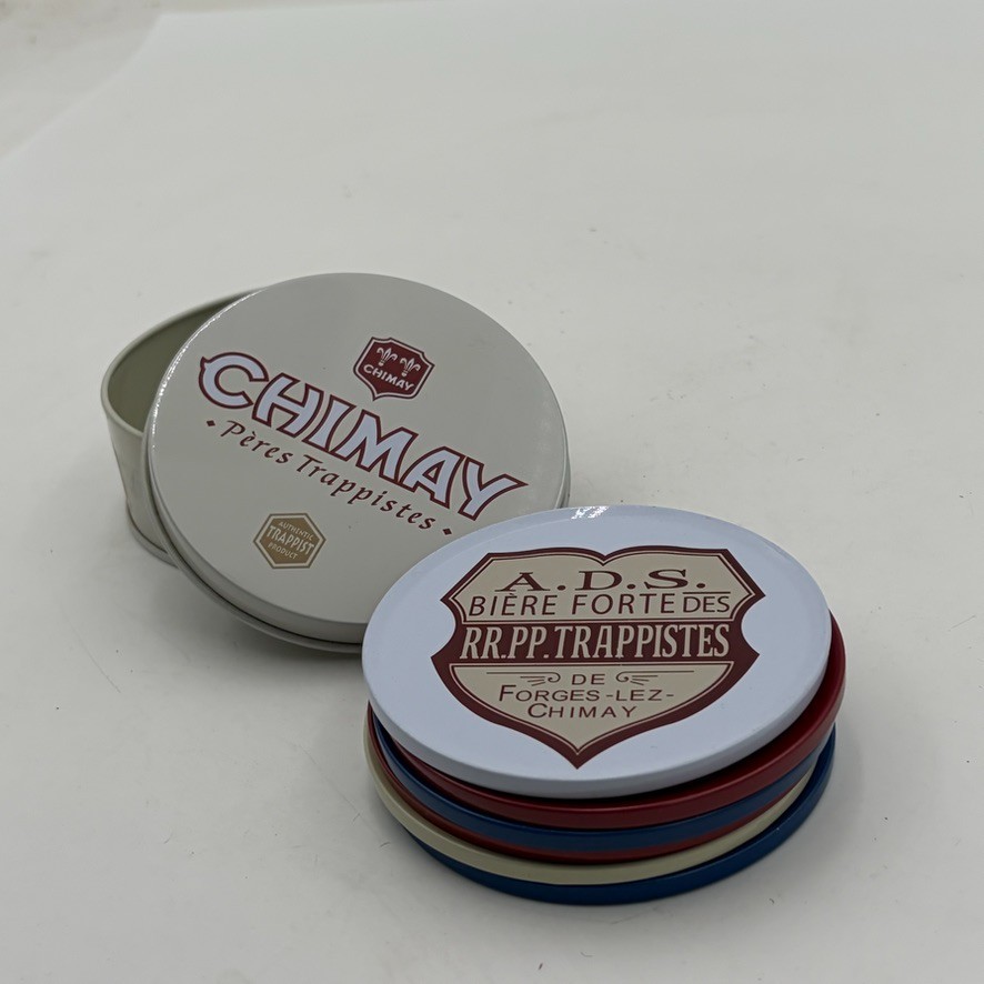 New Chimay Triple On Draught Pères Trappistes Beer Coaster Set Bar Decor Advert New Chimay Triple On Draught Pères Trappistes Beer Coaster Set Bar Decor Advert