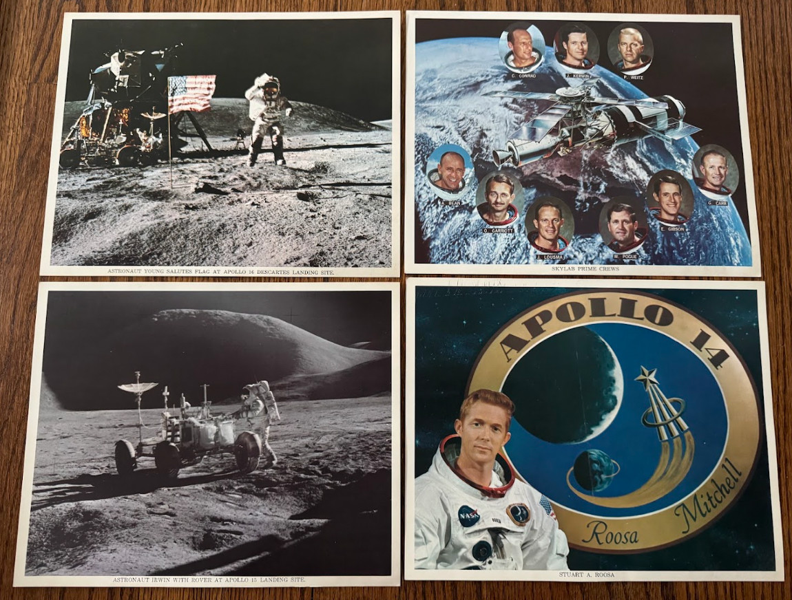 FREE SHIP 1970s NASA-Issued Pics Skylab Apollo 14 Apollo 15 Apollo 16 Russia US