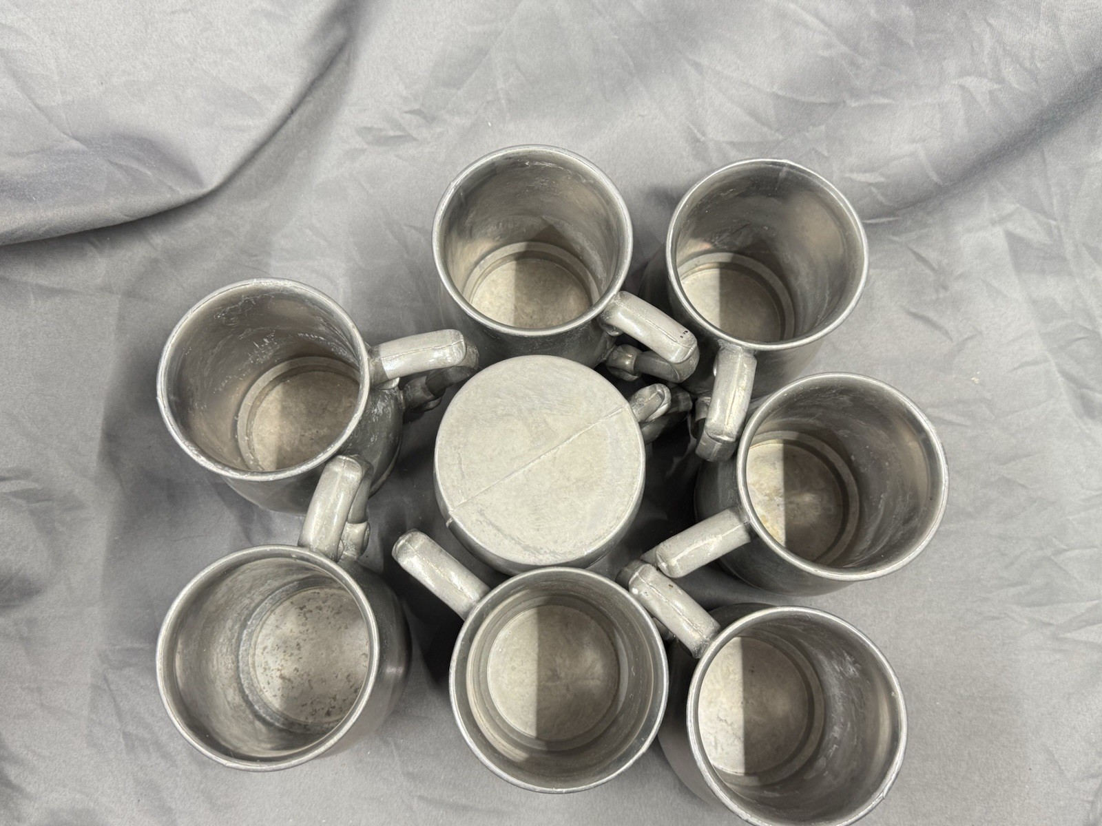 Vintage Crown-Castle Ltd Tankards Set of 8 Made in USA 4.5” Mugs Vintage Crown-Castle Ltd Tankards Set of 8 Made in USA 4.5” Mugs
