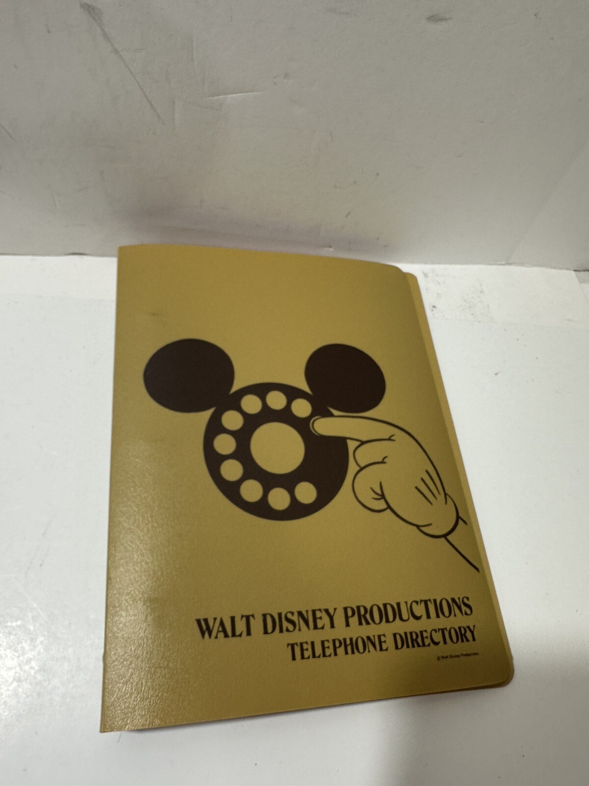 Rare 1982 Walt Disney Productions Executive Employee Telephone Directory Binder