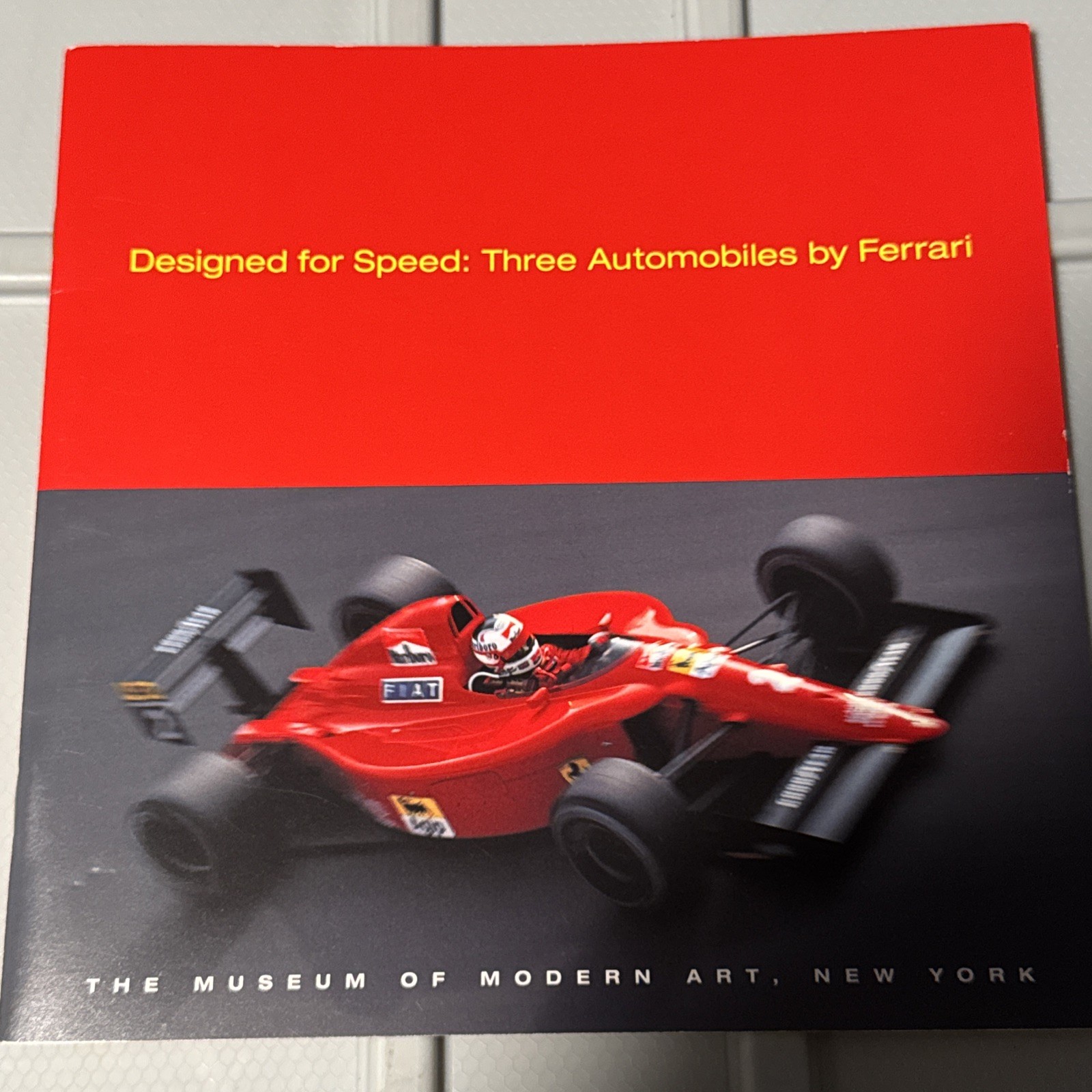 1994 Designed for Speed: 3 Ferrari\'s at the Museum of Modern Art Program 641/2