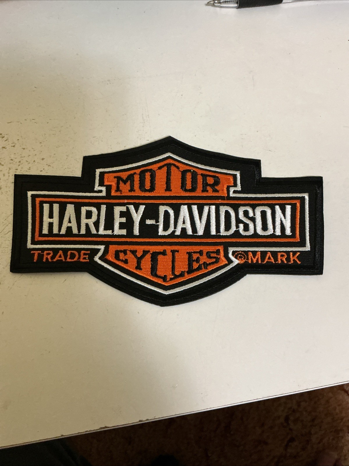 🏍️ Harley Davidson Iron On Patch… About 7x4 Looks Amazing 🏍️ Harley Davidson Iron On Patch… About 7x4 Looks Amazing
