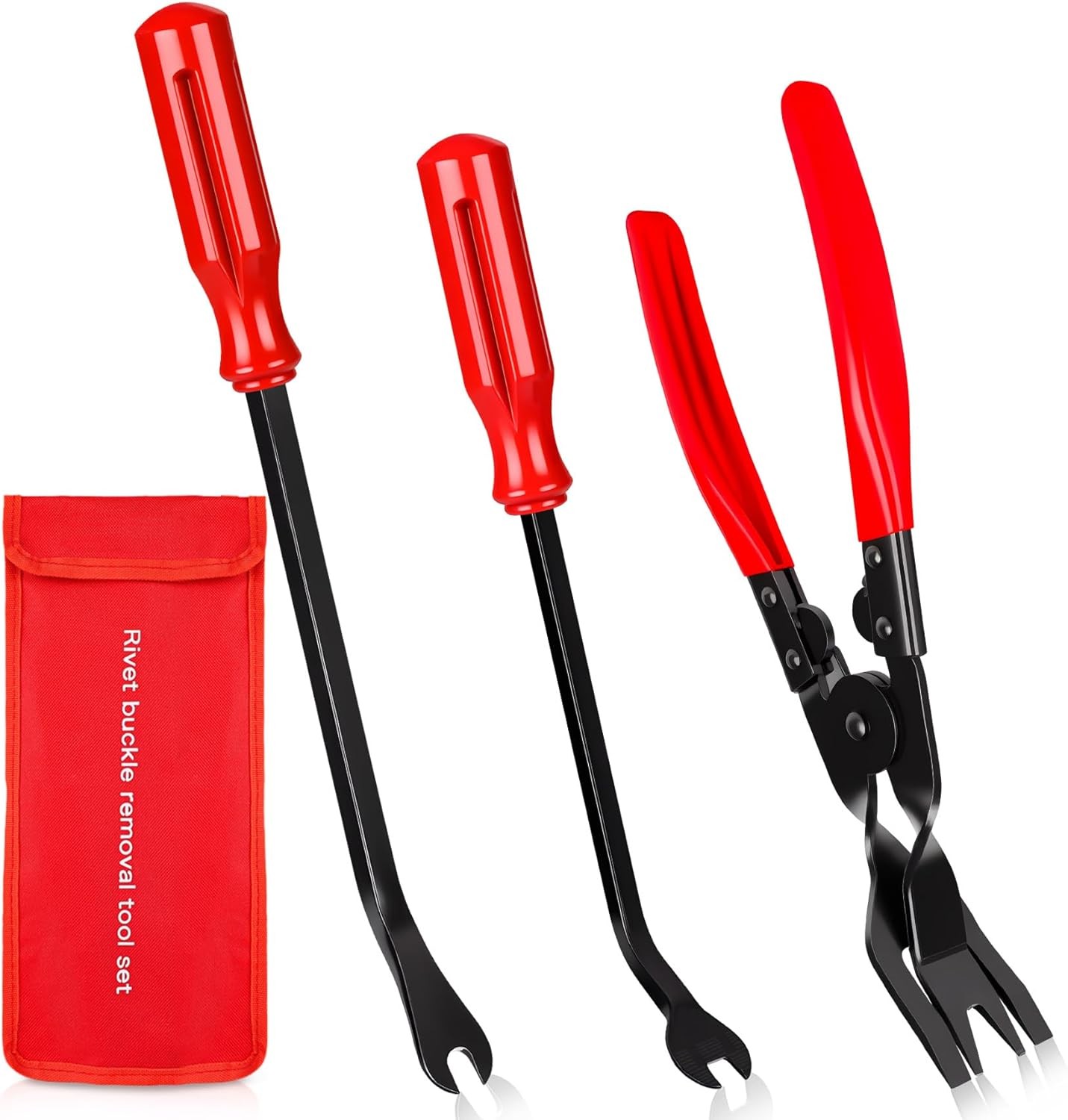 3 Piece Automotive Trim Removal Tool Set for Clips and Fasteners