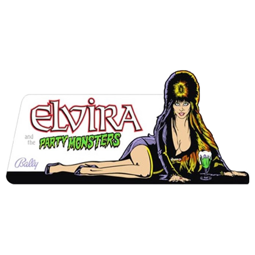 Elvira\'s Party Monsters Pinball Topepr RGB Topper for Midway Pinball Machine