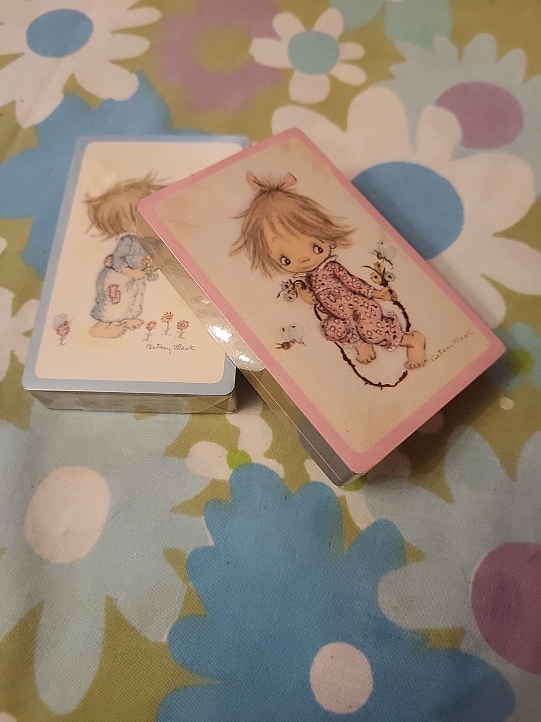 Vintage 70s Cute Hallmark Playing Cards Sealed W Case Vintage 70s Cute Hallmark Playing Cards Sealed W Case