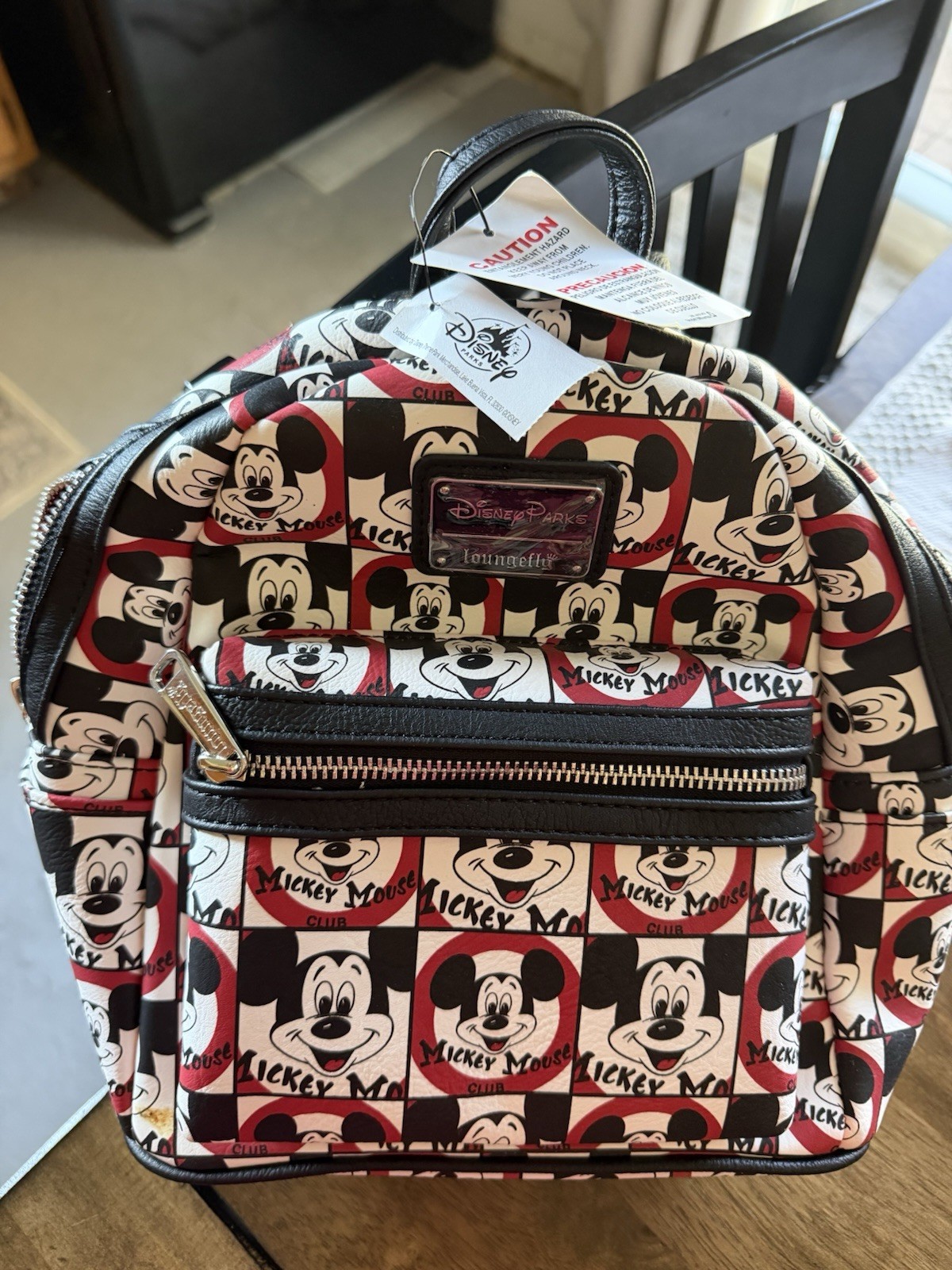 Disney Parks Loungefly Mickey Mouse Club Mini Backpack – New With Tags