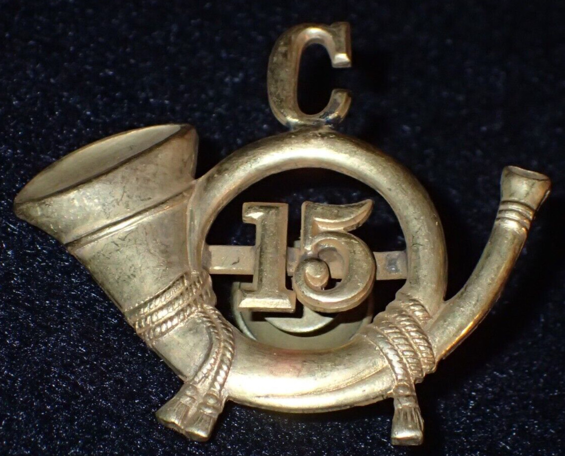 Philippine American War 15th Infantry Regiment C Co. Cap Insignia Field Musician