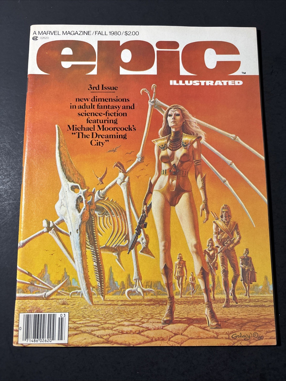 Epic Illustrated #3 Marvel Magazine Comic 1980 1st Appearance Dreadstar 1st JL Epic Illustrated #3 Marvel Magazine Comic 1980 1st Appearance Dreadstar 1st JL