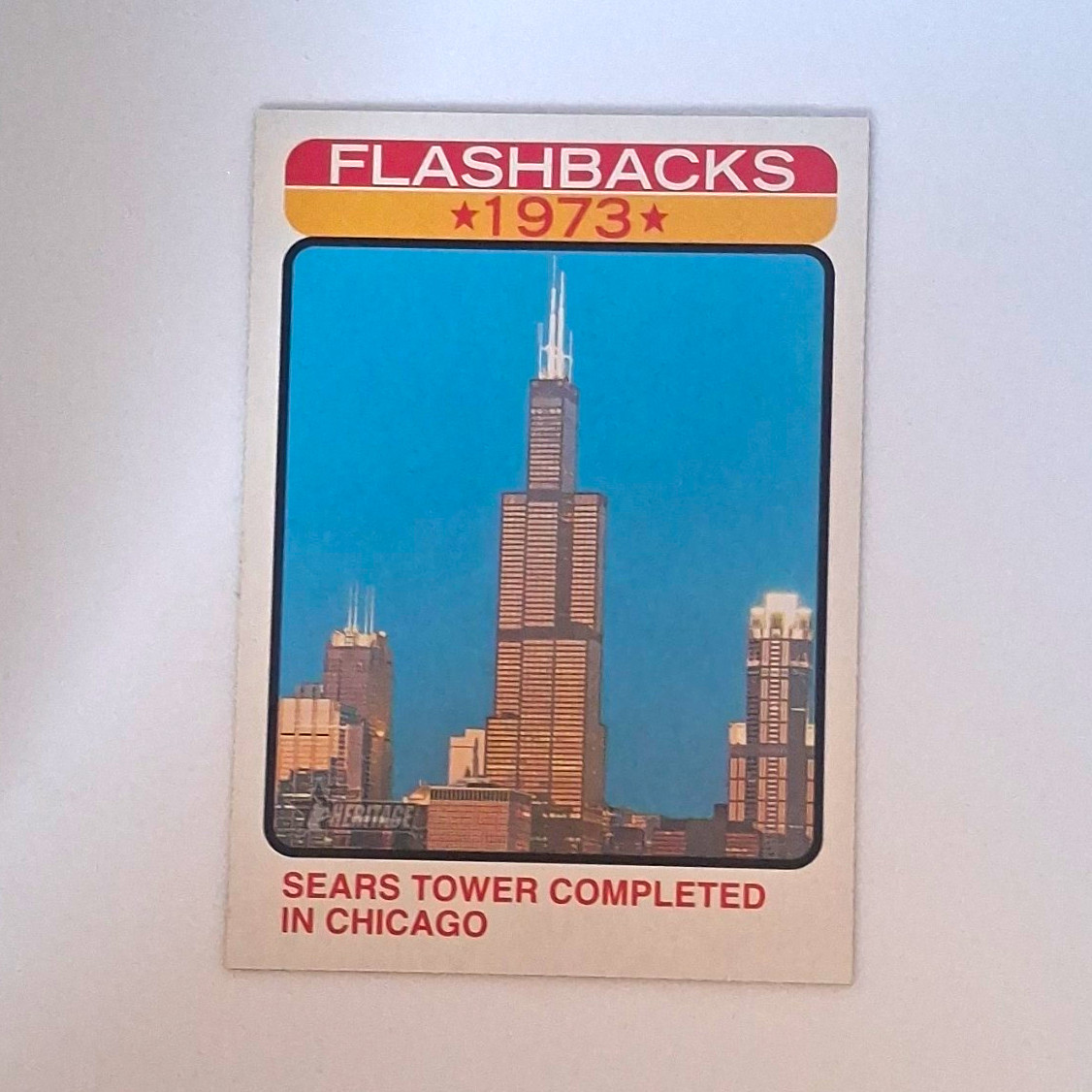 Topps Flashbacks 1973 Sears Tower NF-13 Base Set Non-Sport Trading Card 2022