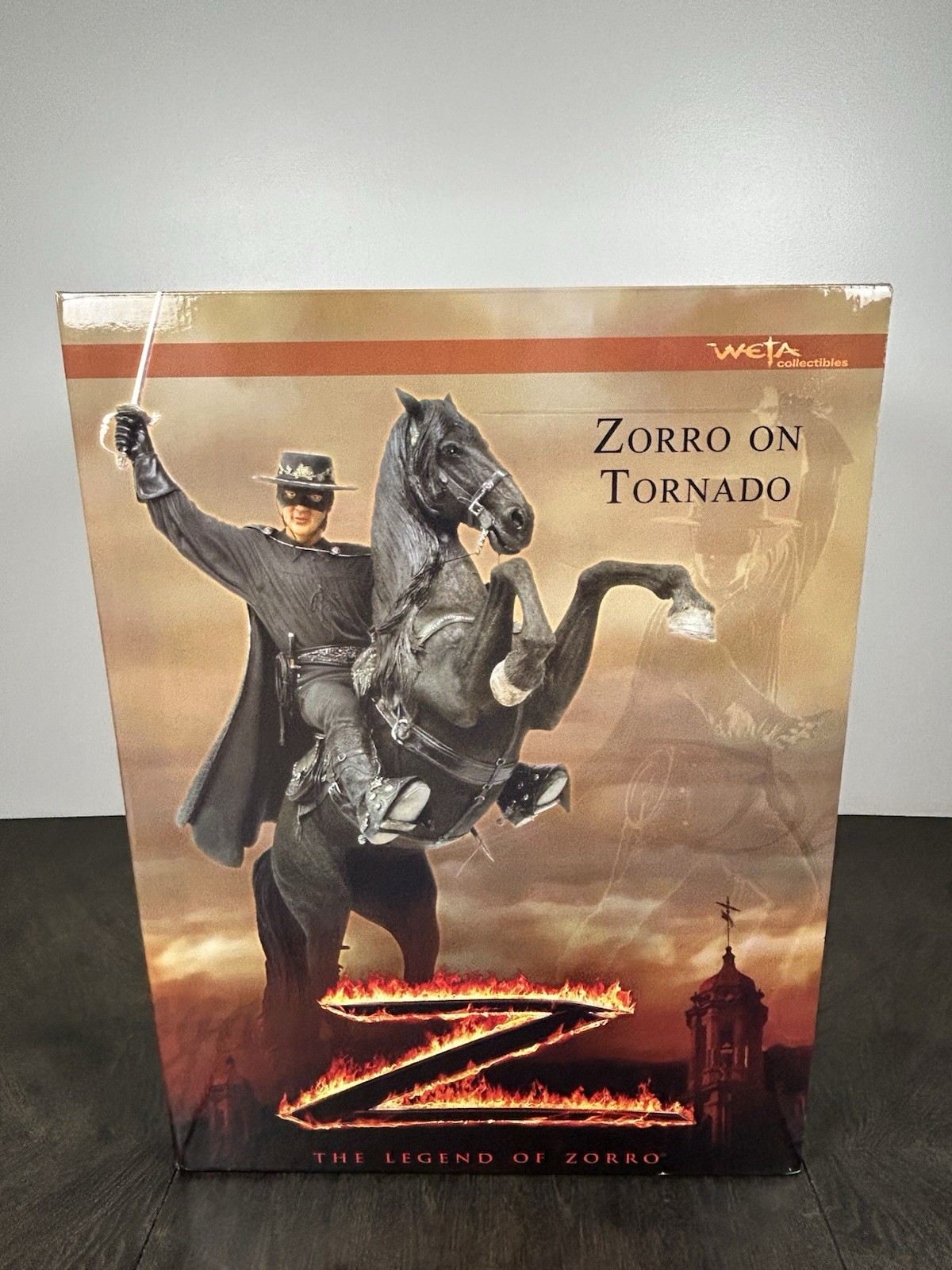Zorro On Tornado Premium Dark Horse WETA Collectibles Statue Never Displayed