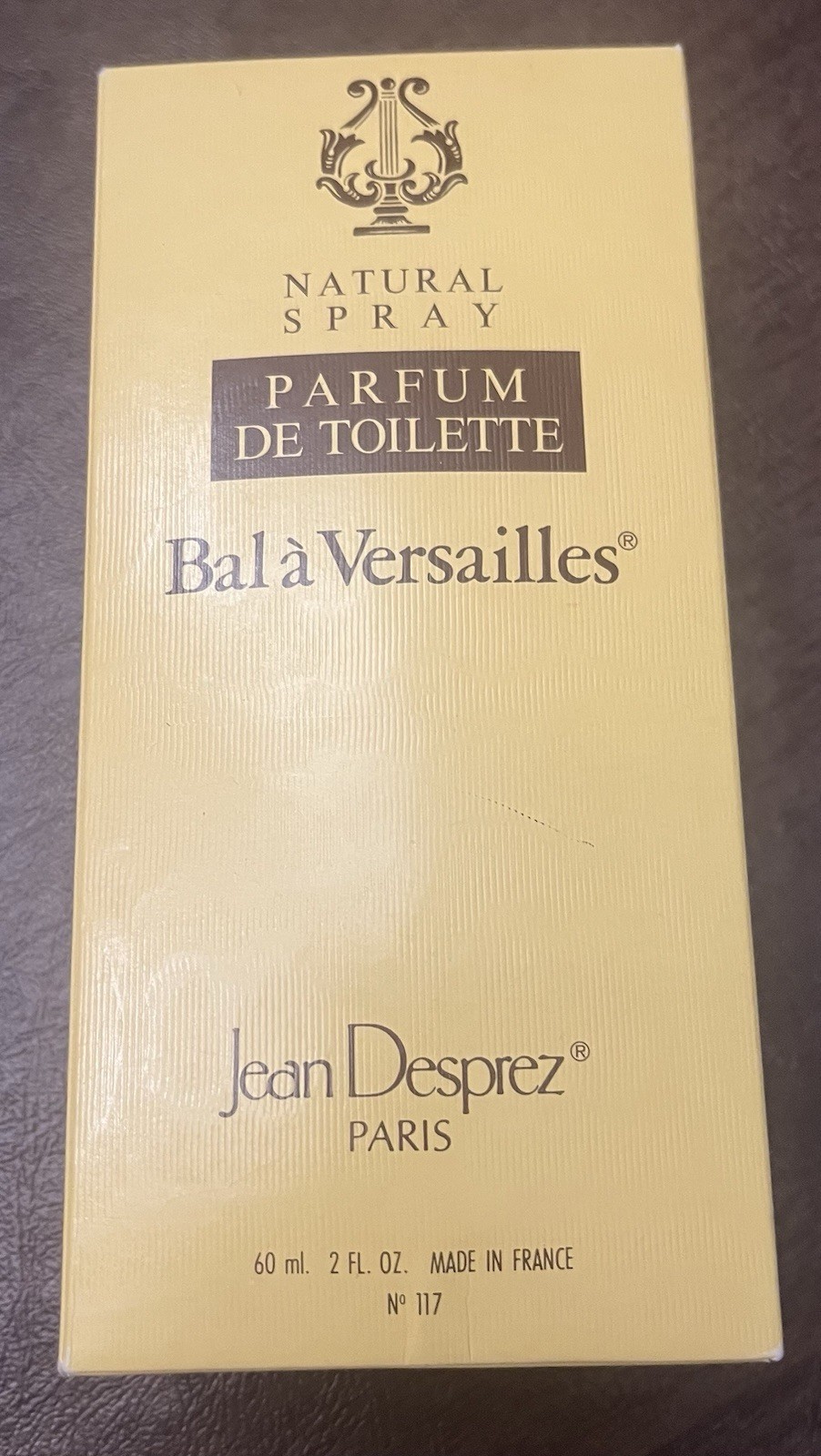 VINTAGE BAL A VERSAILLES PARFUM DE TOILETTE IN ORIGINAL BOX