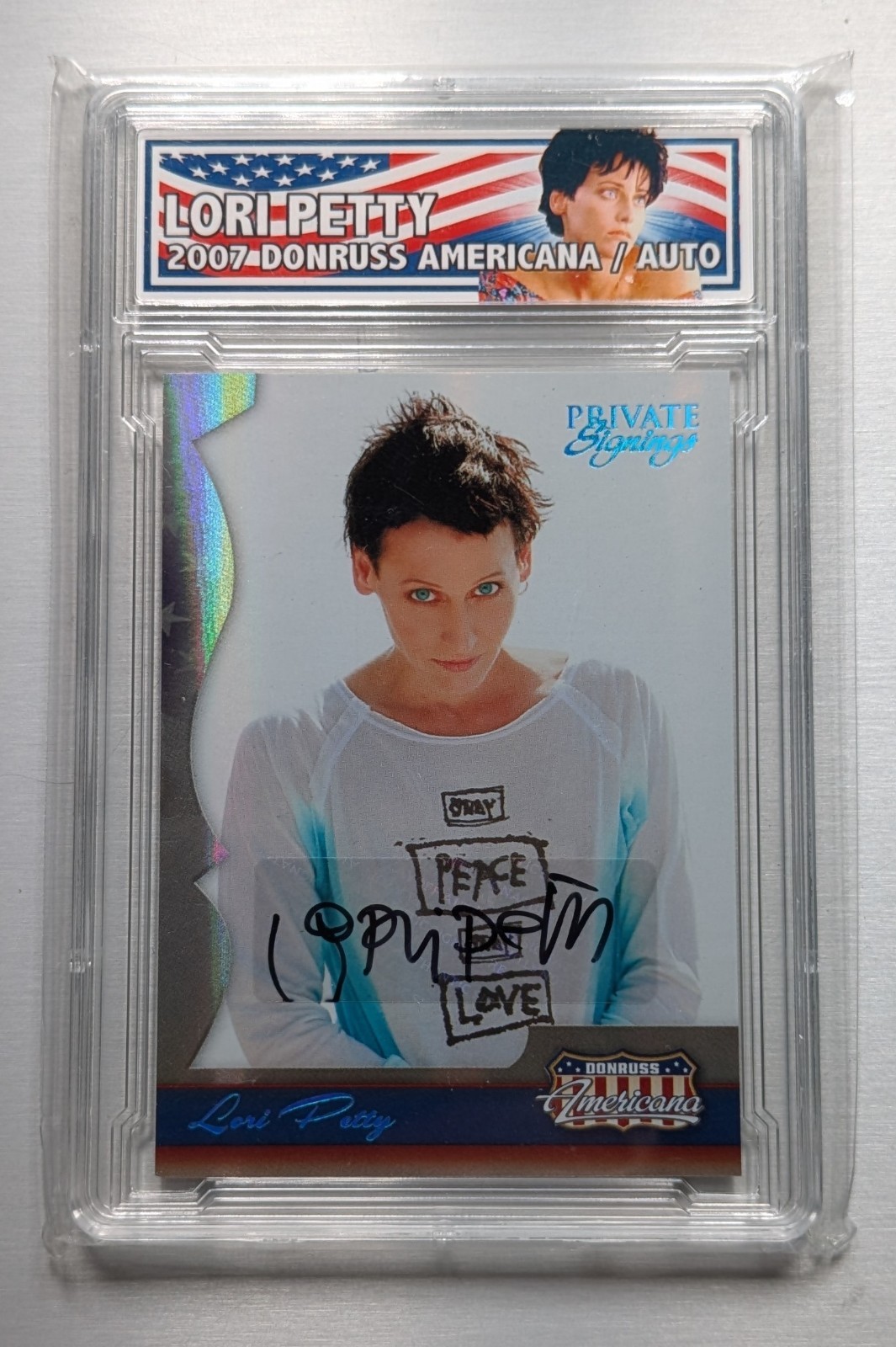 Lori Petty 2007 Donruss Americana Auto #11 159/200