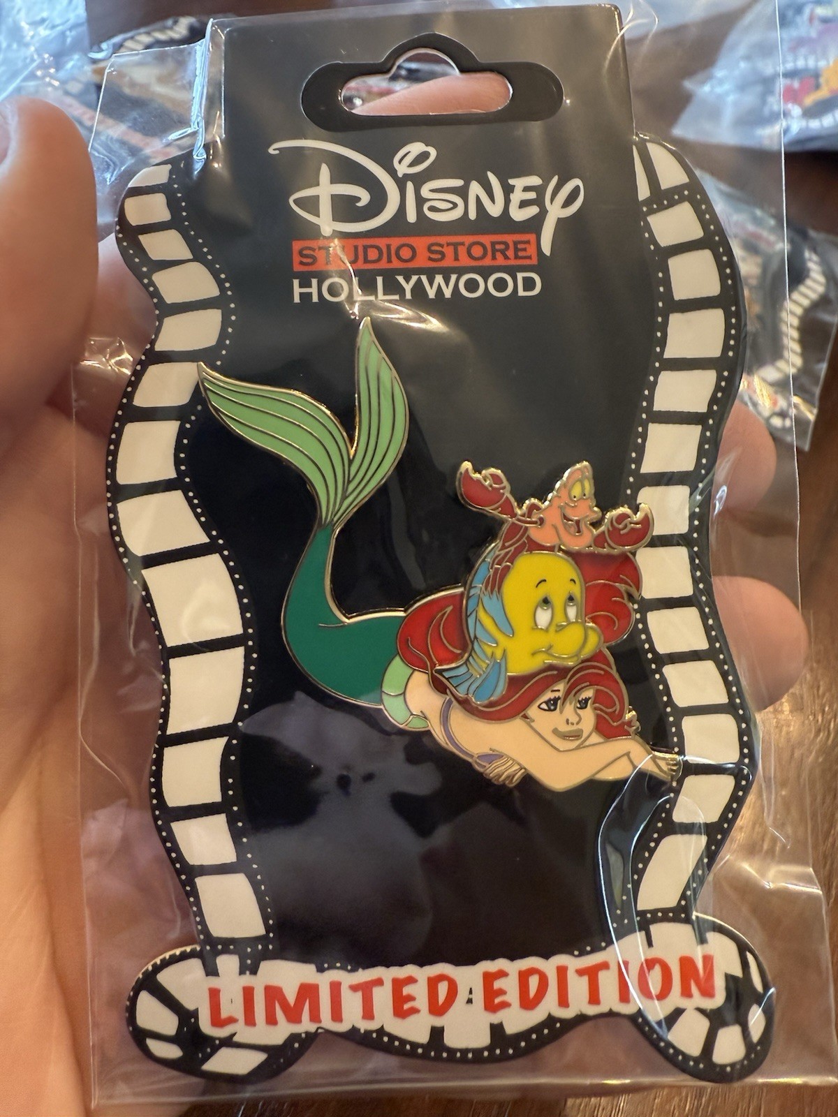 2022 D23 EXPO DSSH Film Stacks Little Mermaid Pin LE 500 Exclusive 2022 D23 EXPO DSSH Film Stacks Little Mermaid Pin LE 500 Exclusive