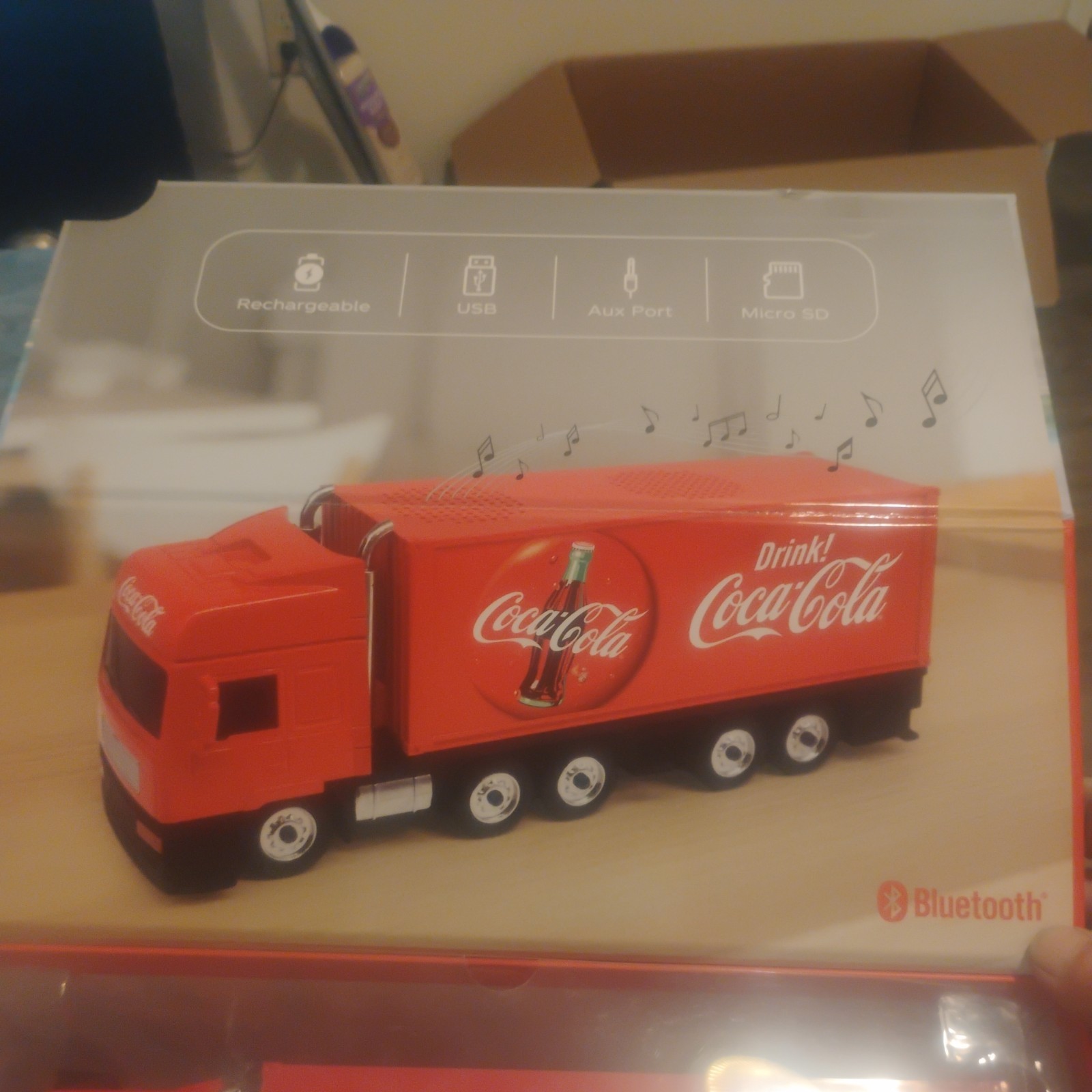 Coca Cola Bluetooth Truck Speaker New Sealed