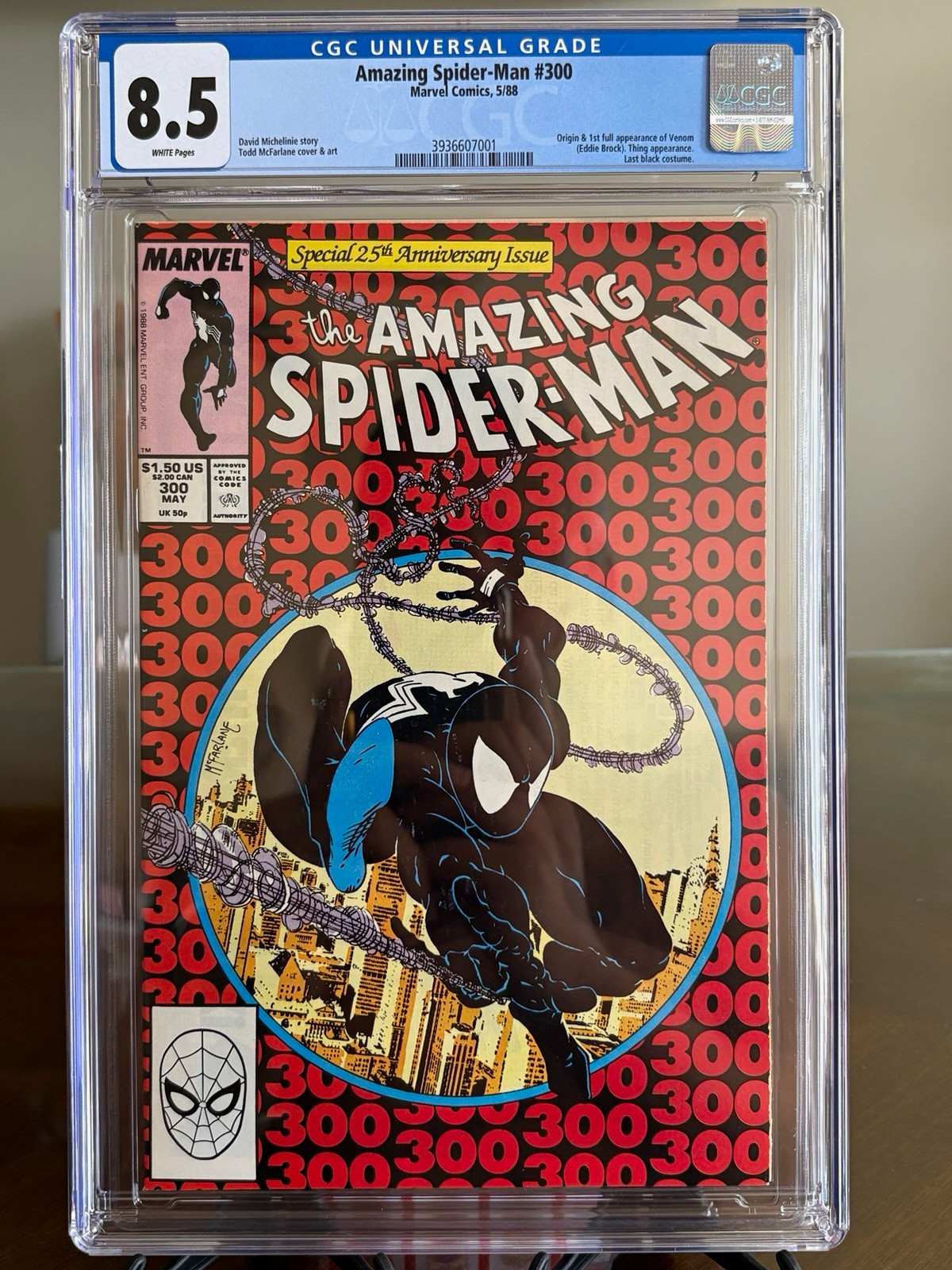 Amazing Spider-Man #300  CGC 8.5. White Pages