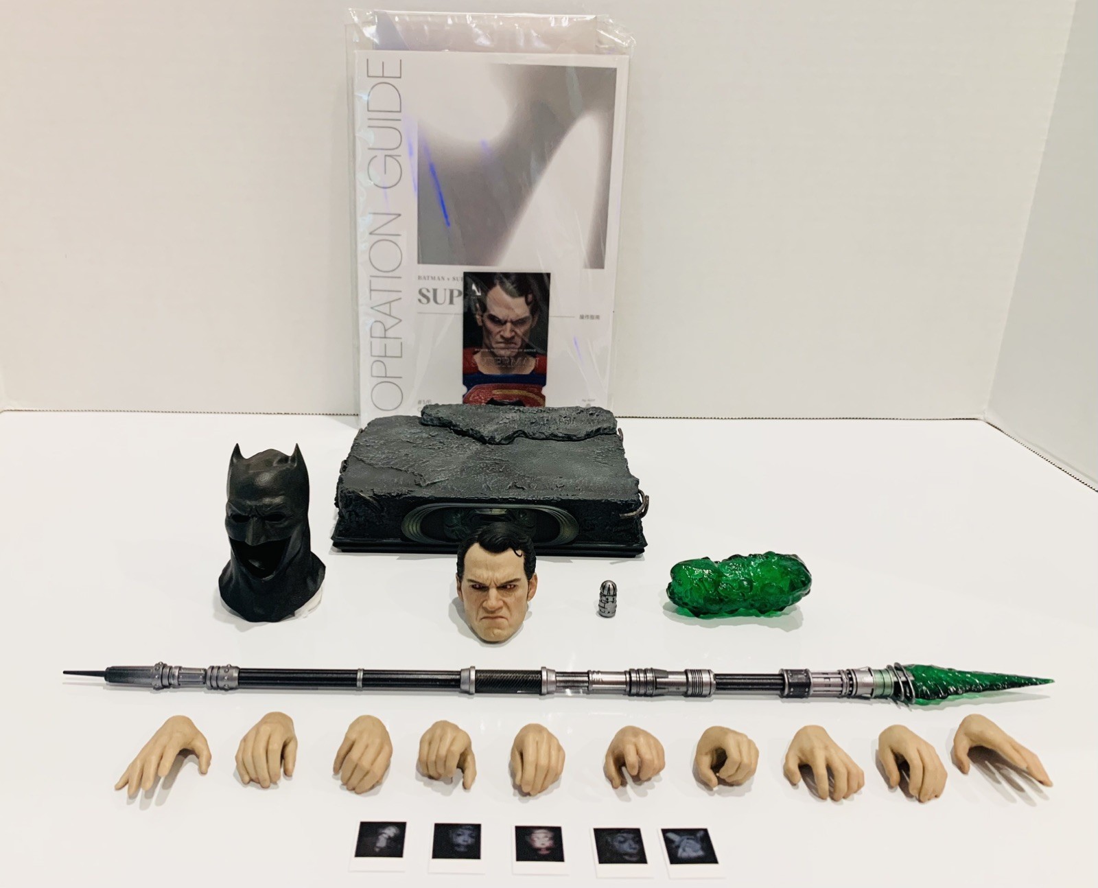 Inart 1/6 Superman BvS accessory lot Inart 1/6 Superman BvS accessory lot
