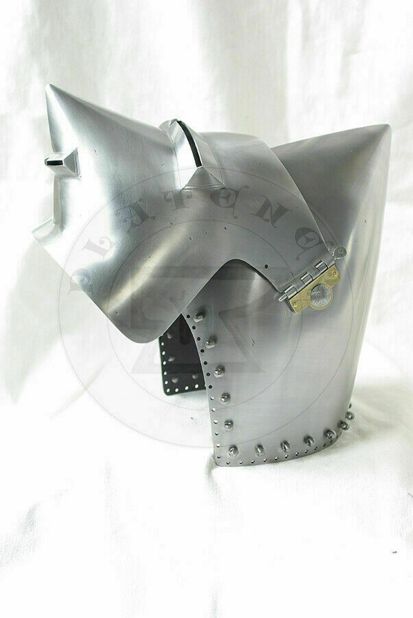 Medieval Bascinet Hounskull Helmet Pig Face Helmet Antique Armor Helmet Medieval Bascinet Hounskull Helmet Pig Face Helmet Antique Armor Helmet