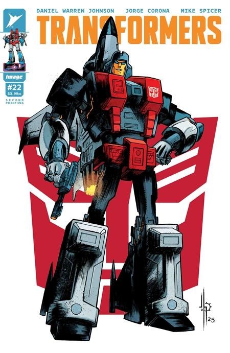 TRANSFORMERS #22 2ND PTG CVR B JASON HOWARD AUTOBOT VAR Cover Pre Order 1/21