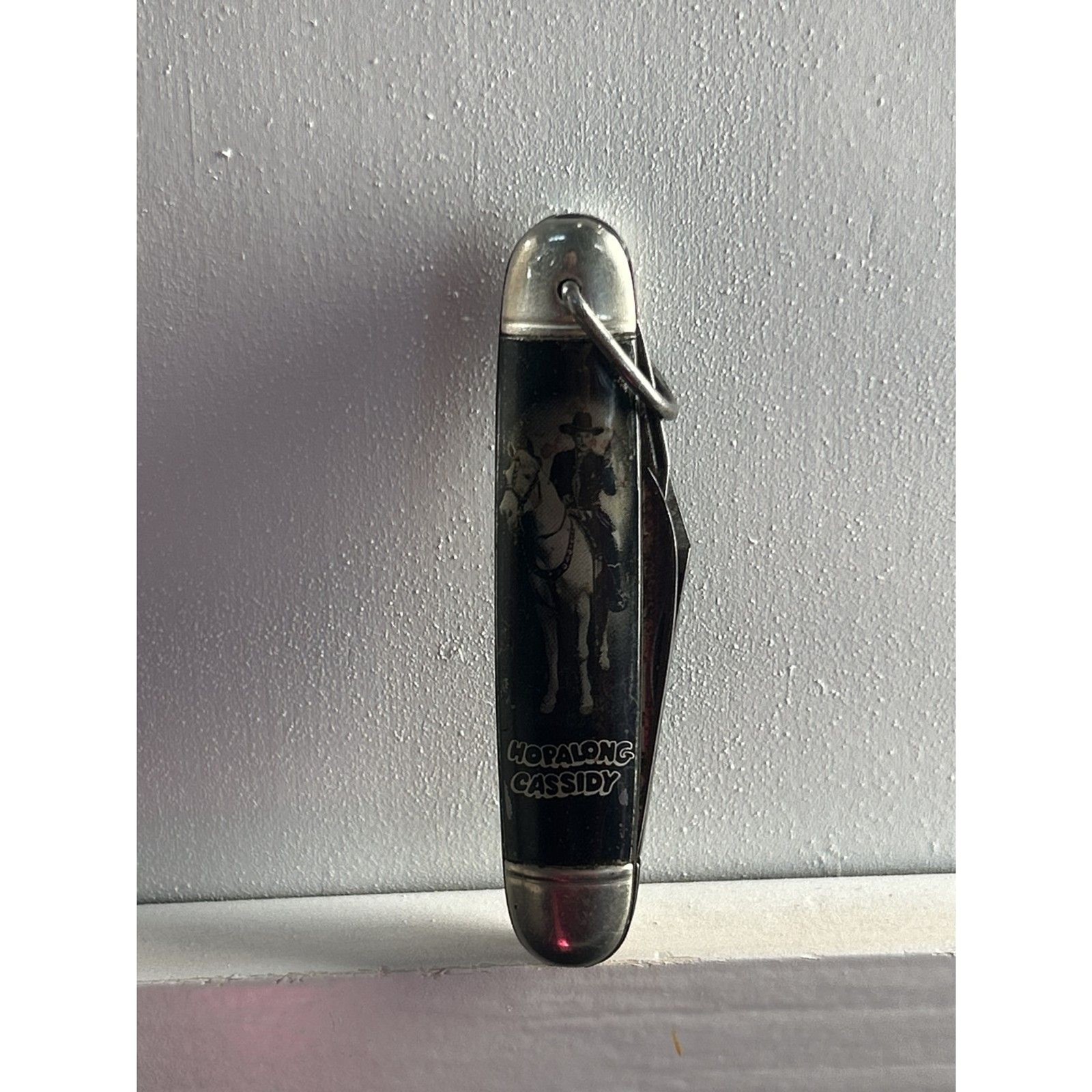 Hopalong Cassidy Pocket Knife Black Multi Tool Hammer Brand Imperial Vintage Hopalong Cassidy Pocket Knife Black Multi Tool Hammer Brand Imperial Vintage