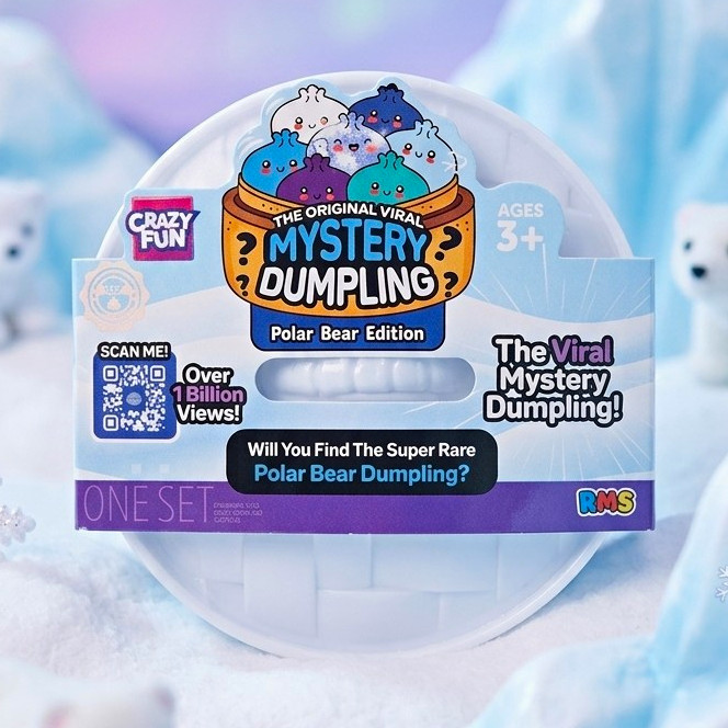 Lote 10 Crazy Fun Mystery Dumpling Polar Bear Edition