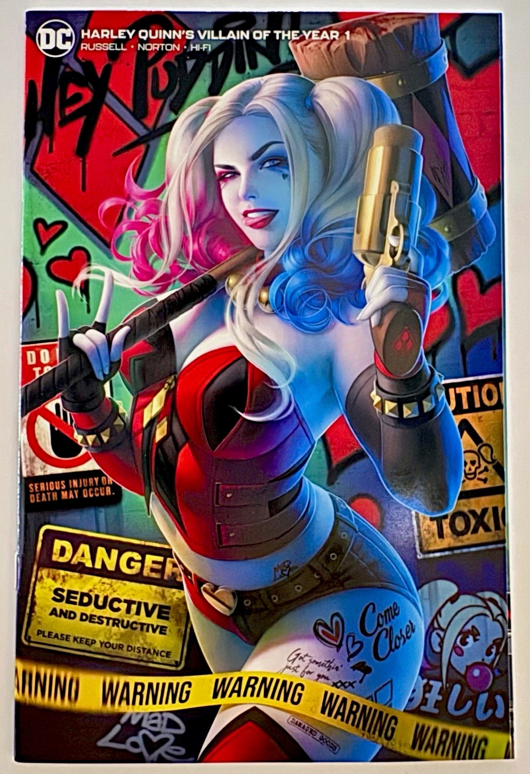 Harley Quinn\'s Villain of the Year #1 Warren Louw Black Flag Trade Dress