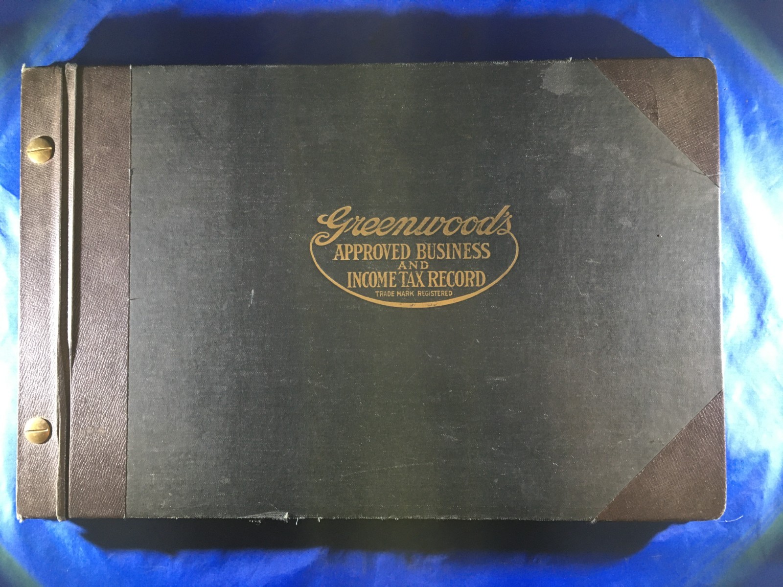Vintage Greenwoods Approved Business and Income Tax Record 17 x 11 Vintage Greenwoods Approved Business and Income Tax Record 17 x 11