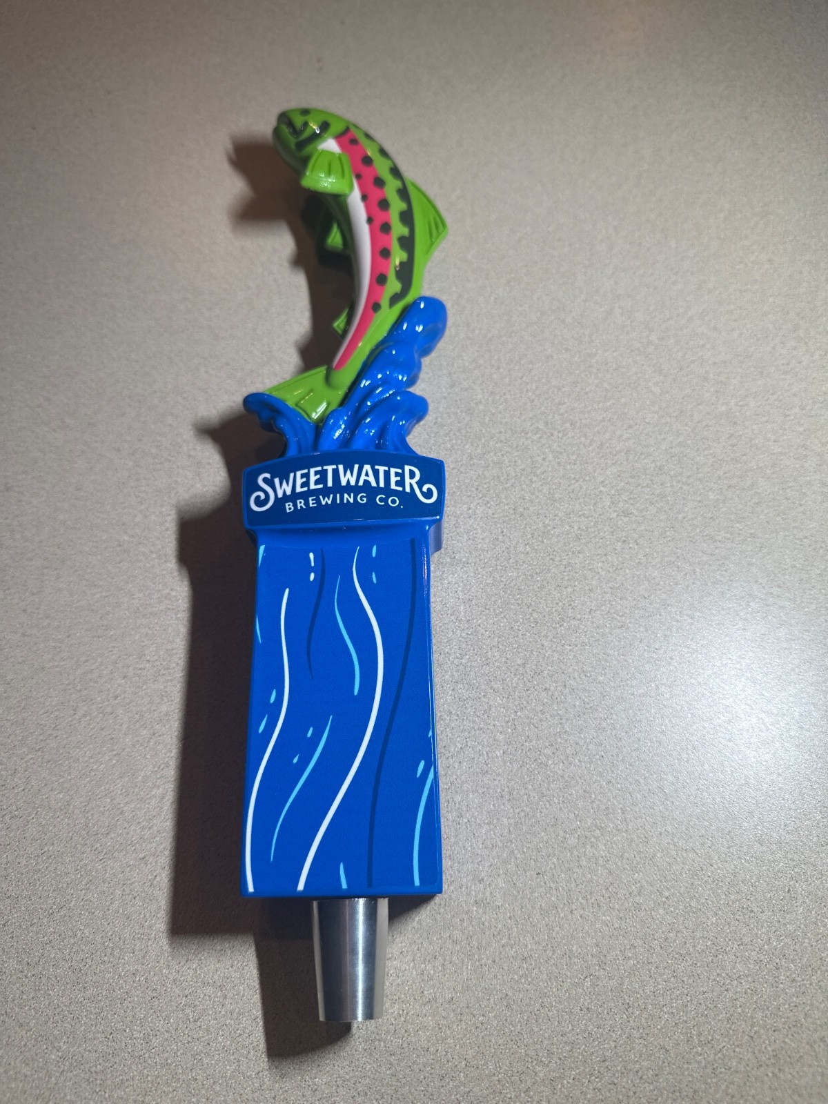 Sweet water brewing Co. tap handle