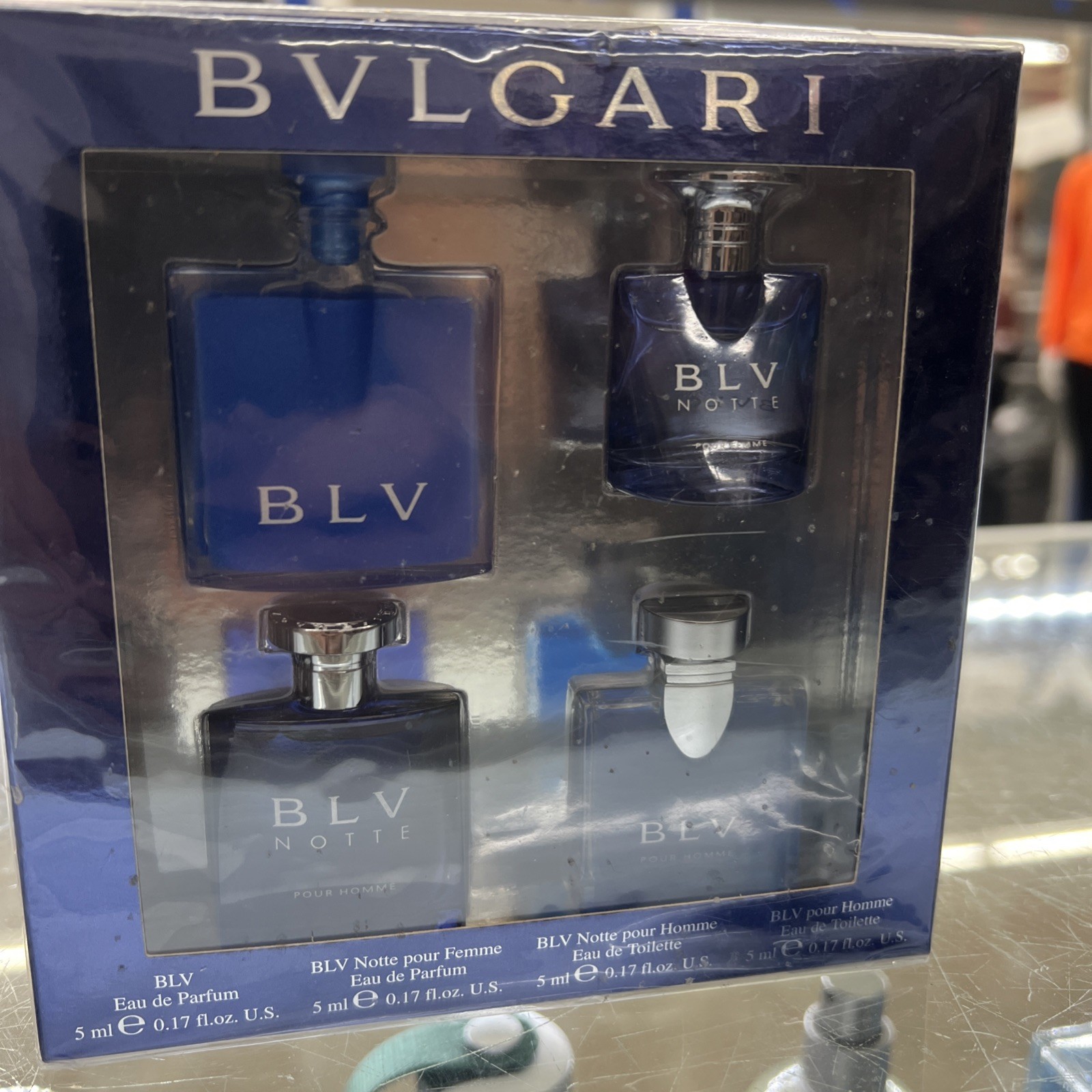 Bvlgari Perfume Gift Set New-sealed RARE HTF 4 Pcs BLV mini set authentic box Bvlgari Perfume Gift Set New-sealed RARE HTF 4 Pcs BLV mini set authentic box