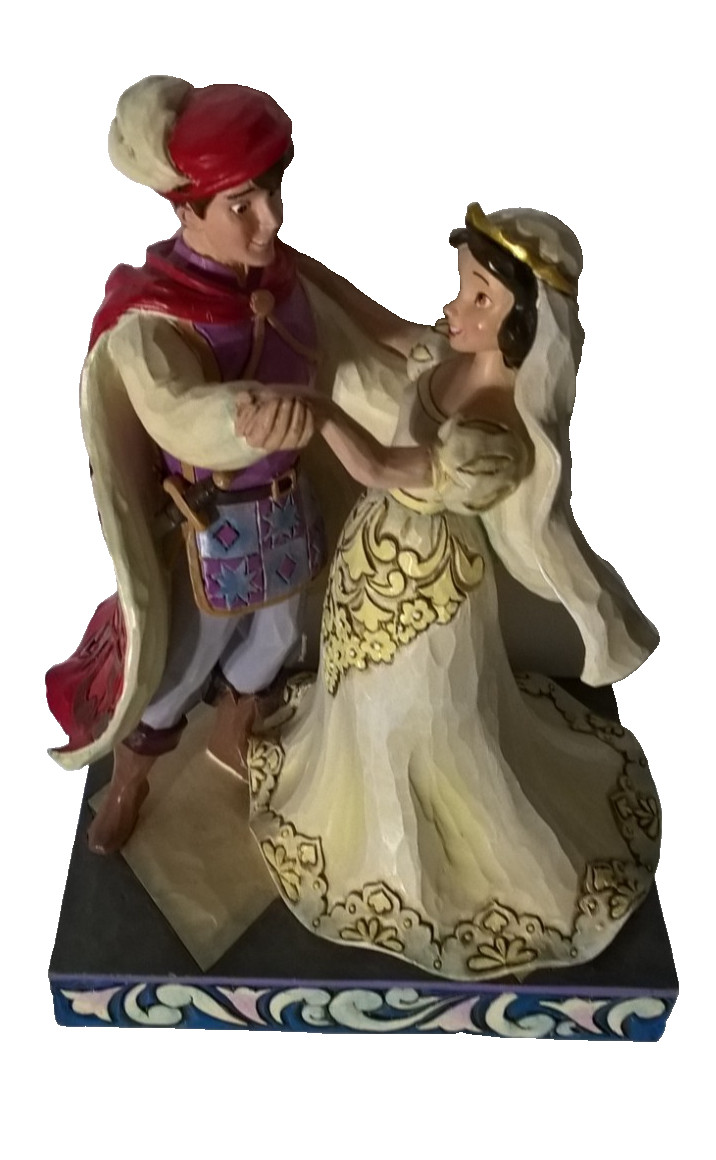 Jim Shore Disney Traditions by Enesco Snow White and Prince Wedding Figurine