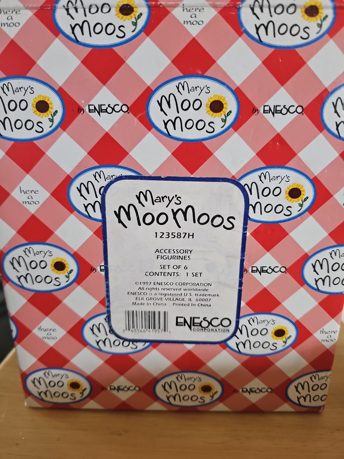 Vintage Mary’s Moo Moos Lot Accessory Set 123587H Set Of 6 Vintage Mary’s Moo Moos Lot Accessory Set 123587H Set Of 6