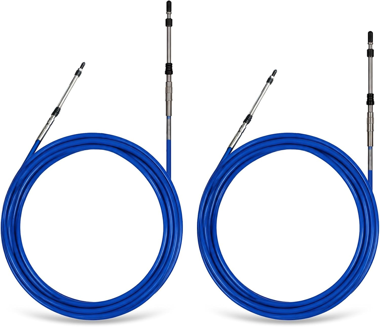 2PCS 24FT Marine 3300/33C Throttle Shift Control Cable | Compatible with Outboar