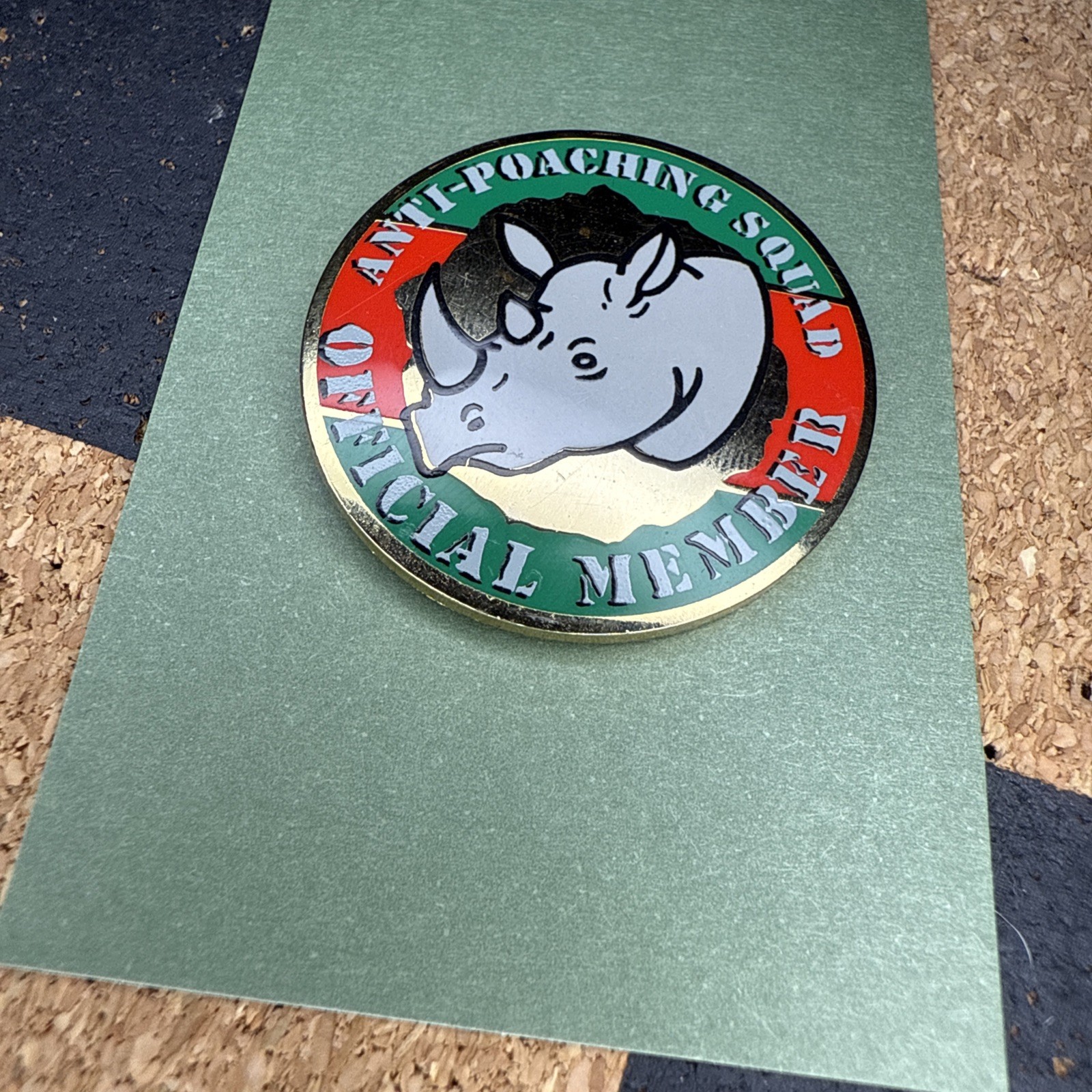 Rare Disney Anti-Poaching Squad Official Member Pin Animal Kingdom Disney Pin Rare Disney Anti-Poaching Squad Official Member Pin Animal Kingdom Disney Pin