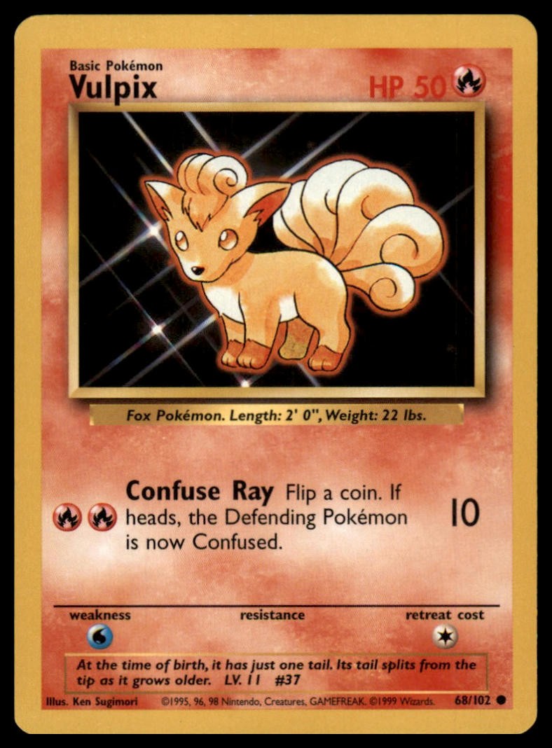 Base Set #068/102 Vulpix