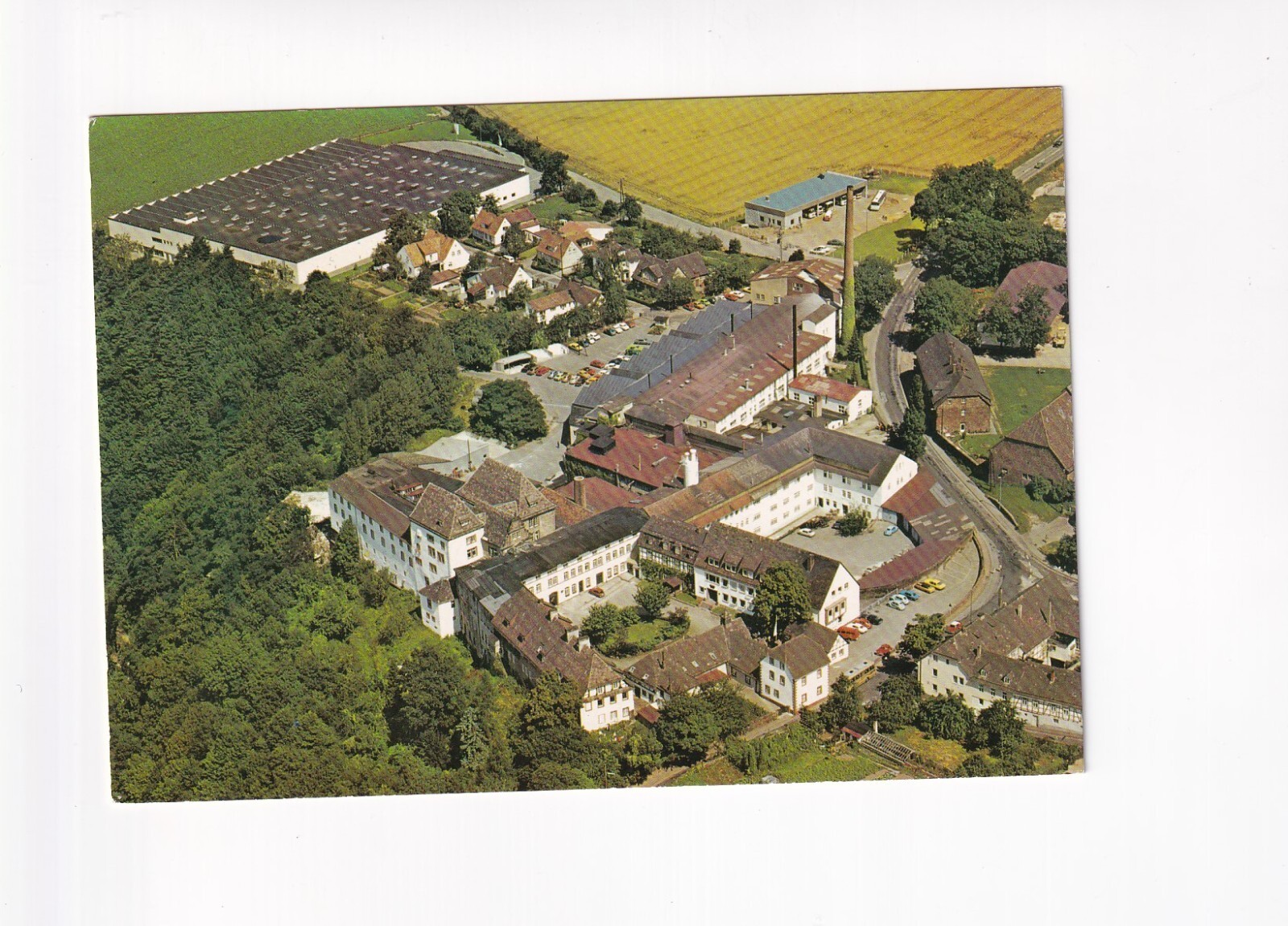 D3602) AK FÜRSTENBERG / Weser Porcelain Manufactory AERIAL PICTURE Hamburg... D3602) AK FÜRSTENBERG / Weser Porcelain Manufactory AERIAL PICTURE Hamburg...
