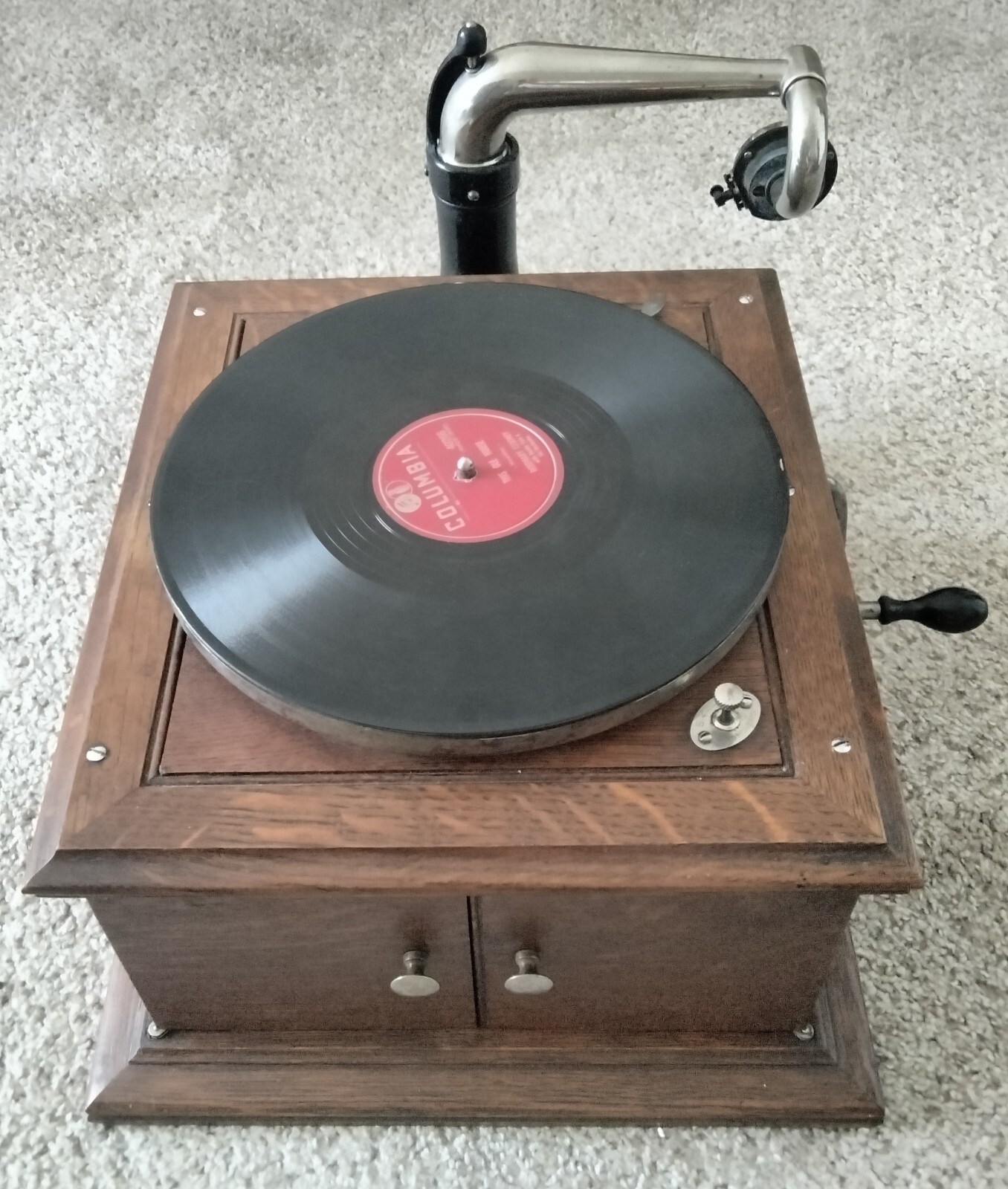 Vintage 1918 Victor Victrola Talking Machine Tabletop Phonograph VV-IVA 427553 Vintage 1918 Victor Victrola Talking Machine Tabletop Phonograph VV-IVA 427553