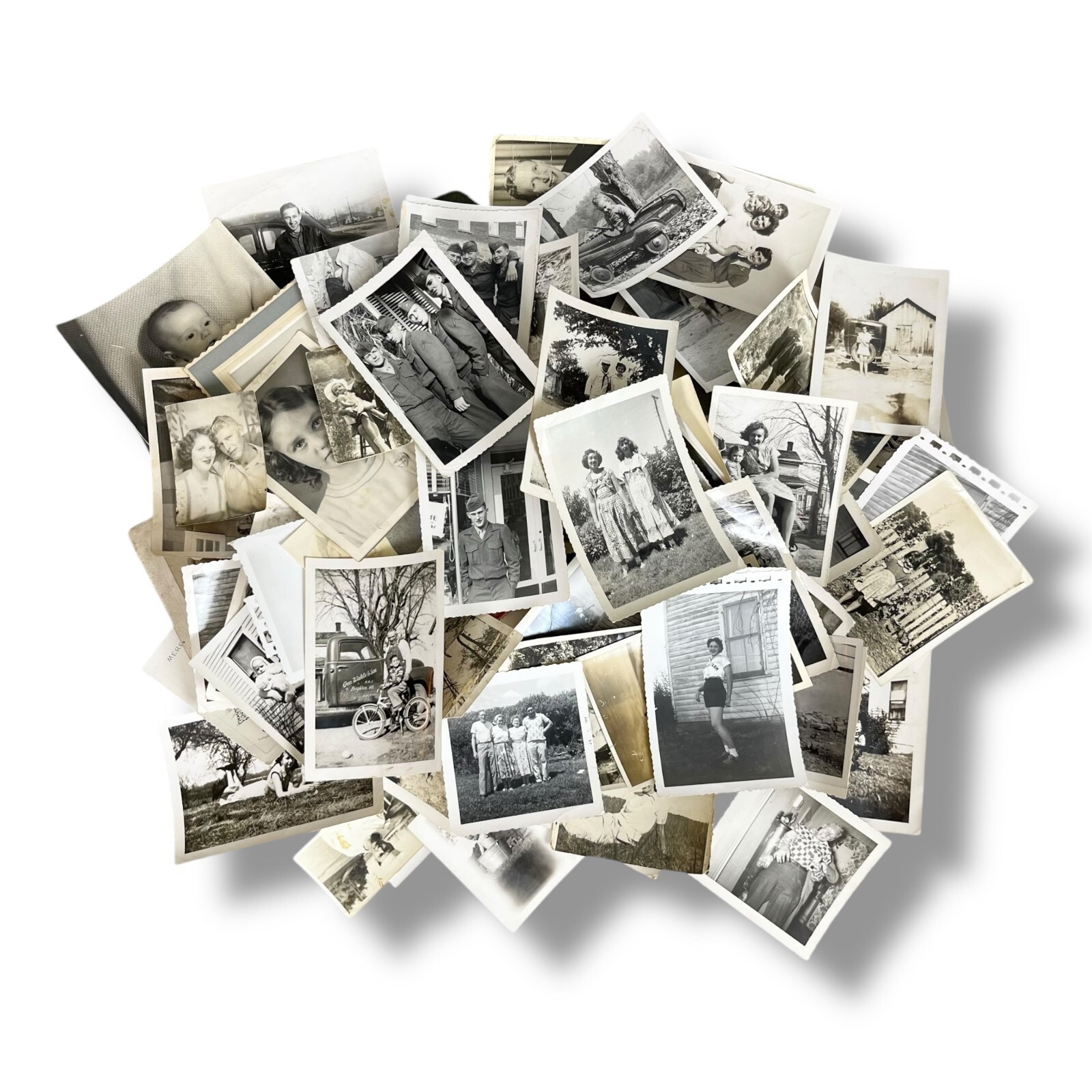 Vintage Family Photos Set of 125 Photographs \
