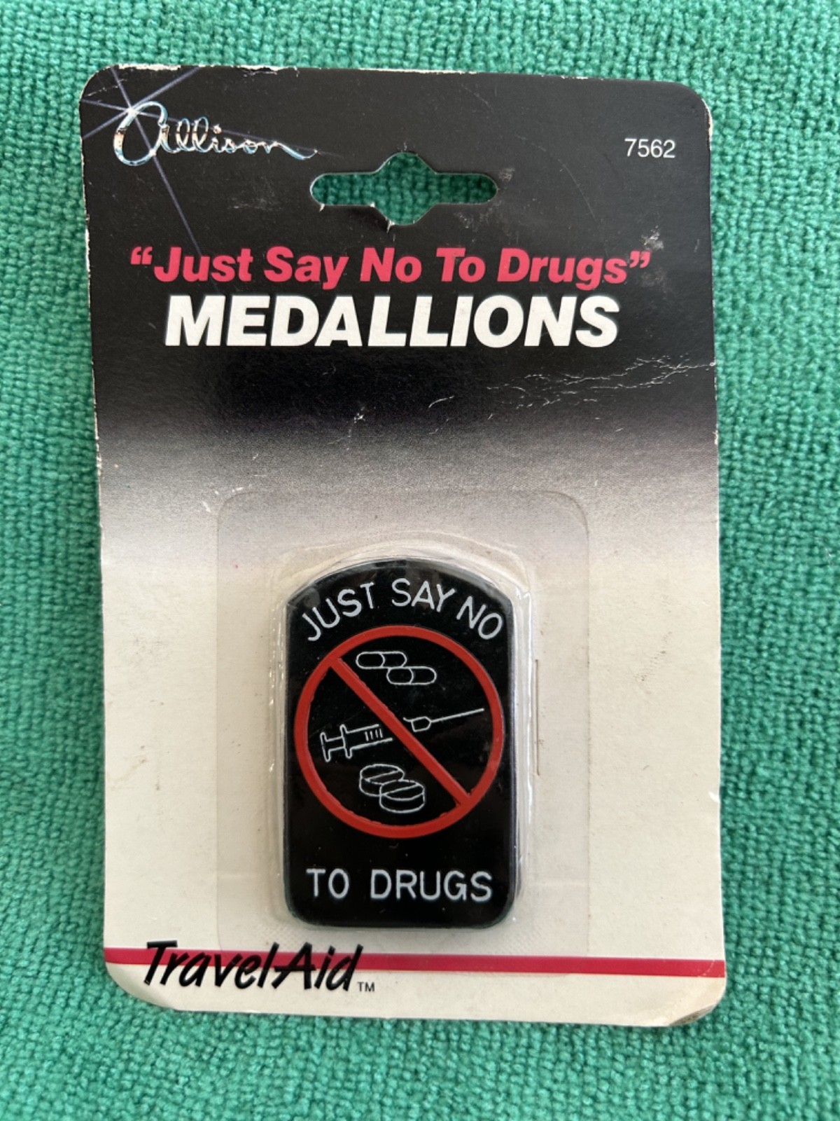 Vintage 1989 Just Say No To Drugs Medallions Sealed Pack 80s DARE Campaign Retro Vintage 1989 Just Say No To Drugs Medallions Sealed Pack 80s DARE Campaign Retro