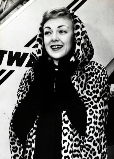 American actress Edie Adams born 1927 arriving in New York Old Photo