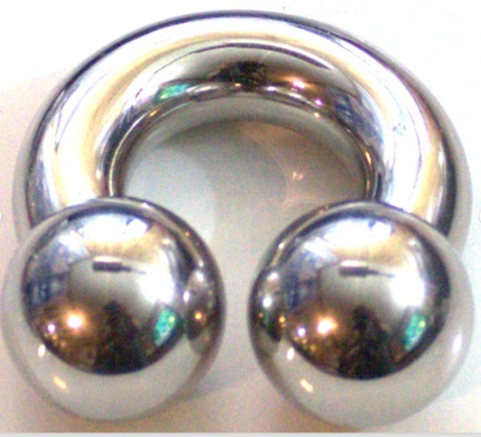 1 -00g 7/8 inch Big Ball 19mm Prince Albert Weight Ring 316L Surgical Steel Sexy 1 -00g 7/8 inch Big Ball 19mm Prince Albert Weight Ring 316L Surgical Steel Sexy