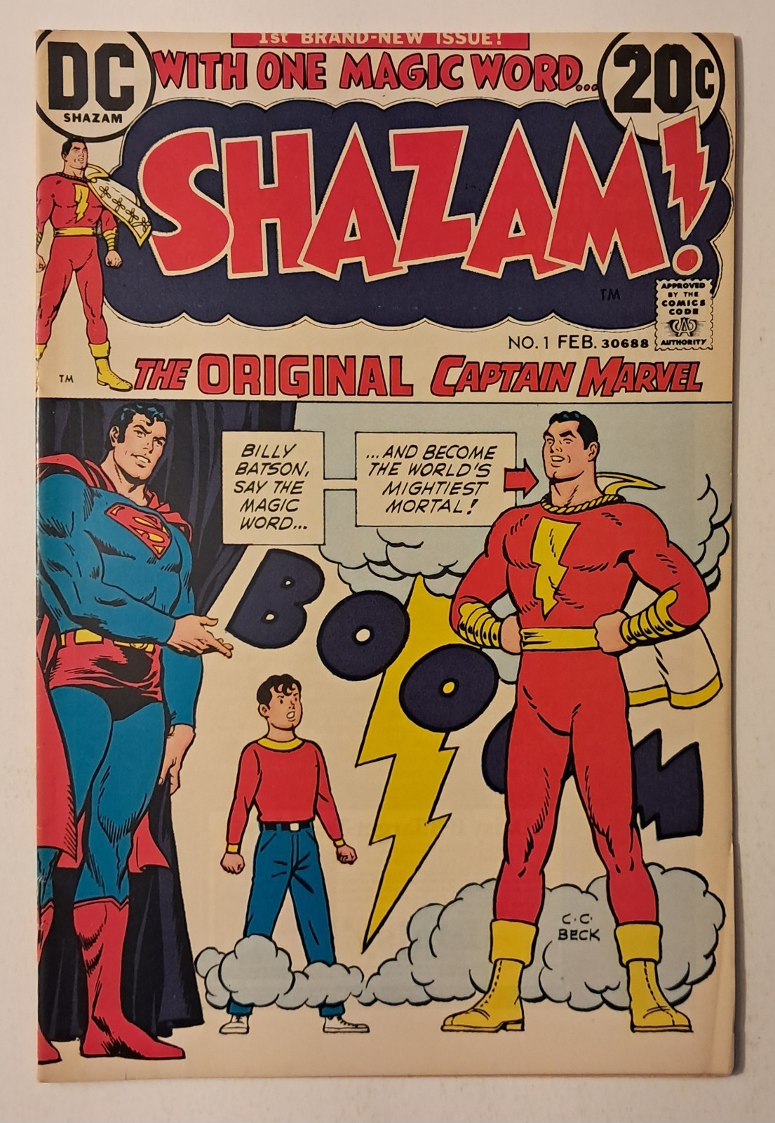 Shazam #1 (1st app of Captain Marvel Since The Golden Age) 1973