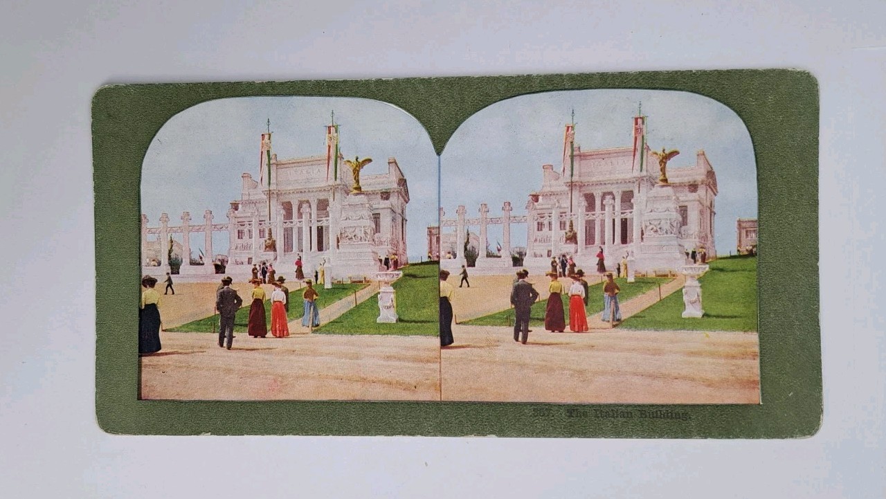 Italy Italian Building at 1904 St. Louis World’s Fair Ingersoll Stereoview