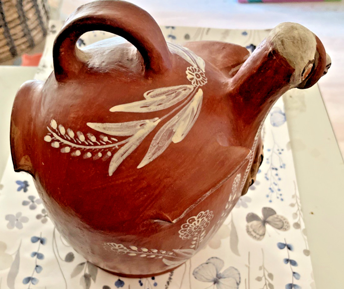 Vintage Brazilian Zoomorphic Bull Terracotta Pottery Vintage Brazilian Zoomorphic Bull Terracotta Pottery