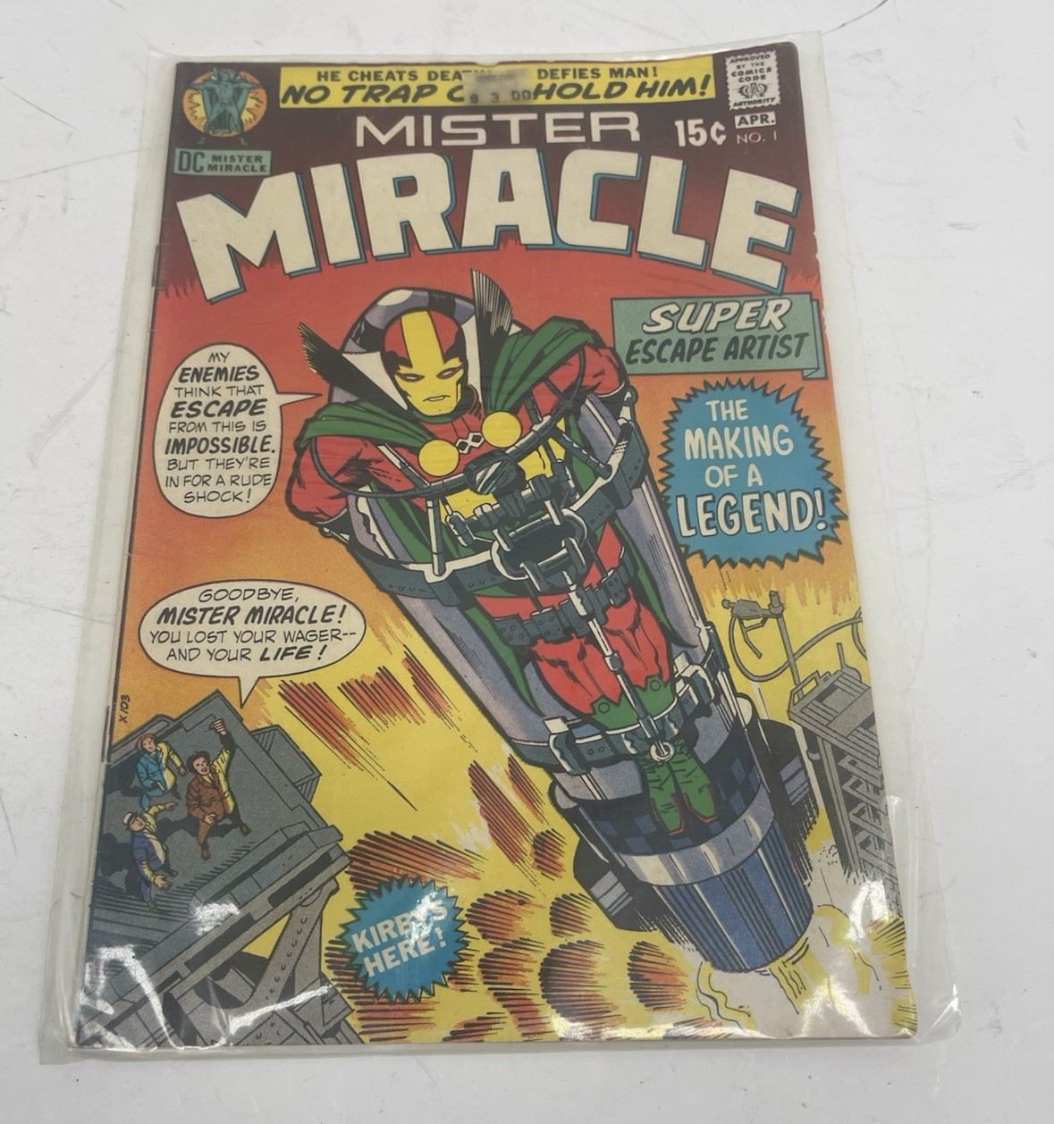 Mister Miracle #1 DC Comics 1971 Jack Kirby 1st Solo Series Fourth World Key Iss