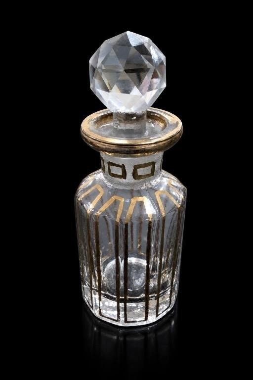 Antique Baccarat Crystal Perfume Bottle c 1900 Antique Baccarat Crystal Perfume Bottle c 1900
