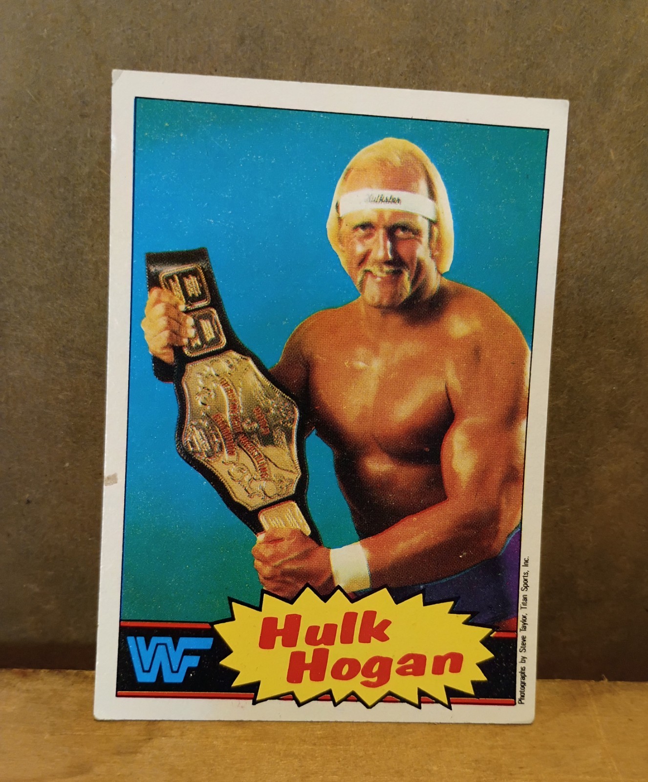 VINTAGE 1985 WWF PRO WRESTLING HULK HOGAN CARD #16 SPORTS TRADING CARD ROOKIE