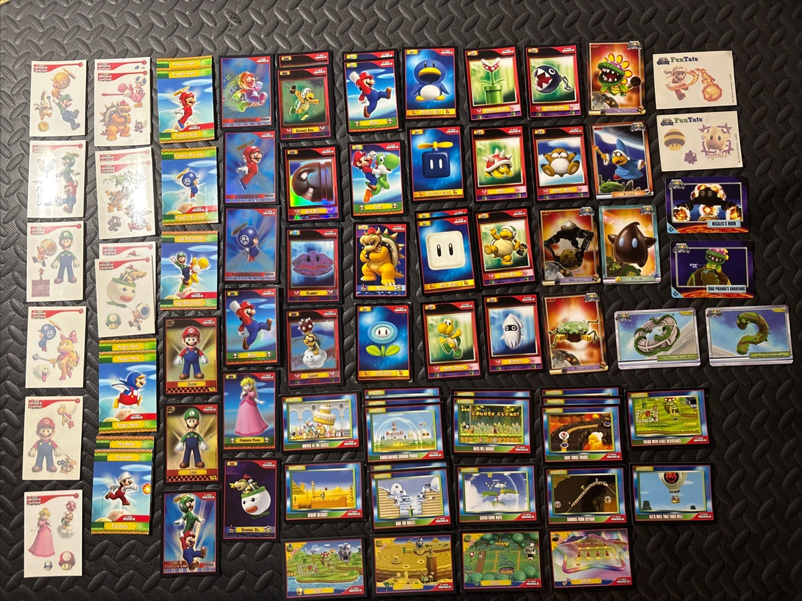 83 Card Lot Enterplay NSMBW and SMG included some foil and gold cards