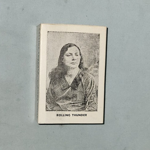 Vintage Kiowa Indian Medicine Co. MUS-KA-BIA Rolling Thunder Empty Box Quackery
